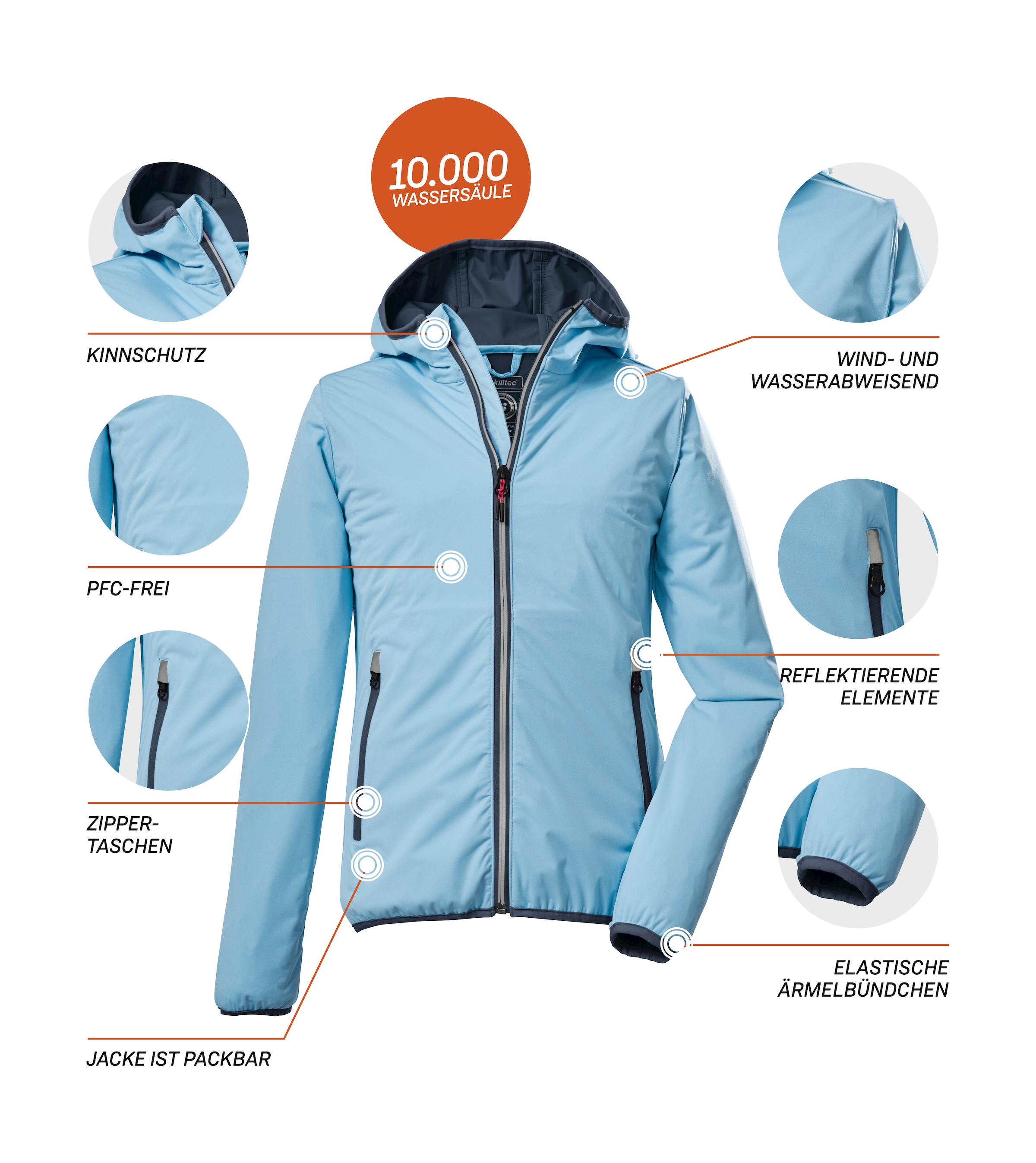 Killtec Outdoorjacke »KOS 229 GRLS JCKT«