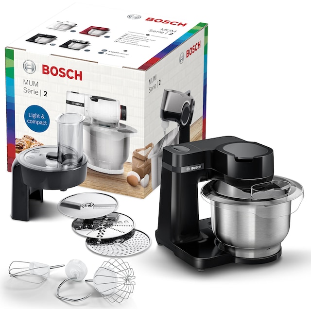 bei 3 Serie »MUMS2EB01 Durchlaufschnitzler, MUM Reibescheiben, Patisserieset BOSCH OTTO Edelstahl 2«, kaufen Küchenmaschine