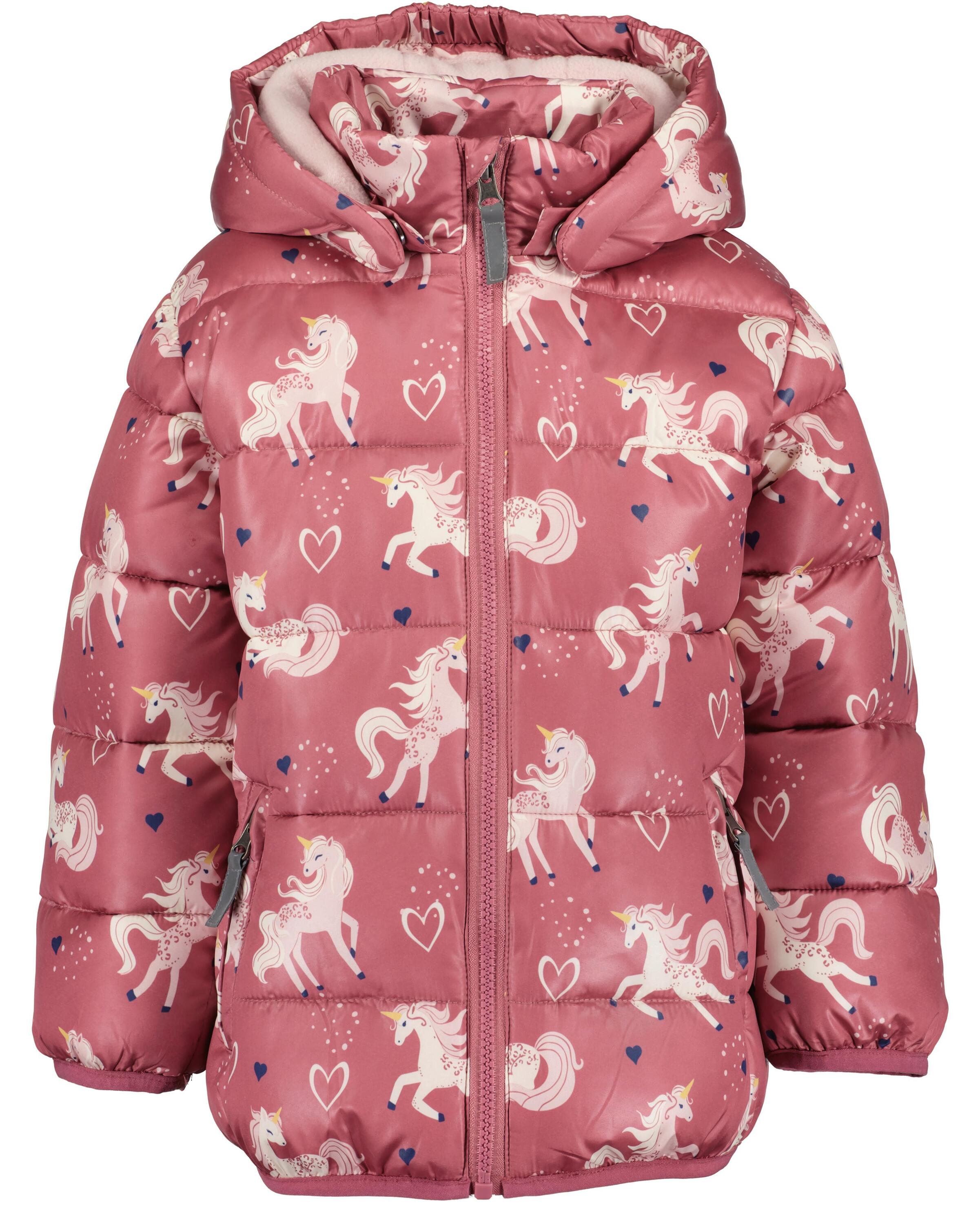 Blue Seven Mädchen Winterjacke »Mädchen Winterjacke« 1 Stk. tlg. mit Kapuze in rot, Größe 110