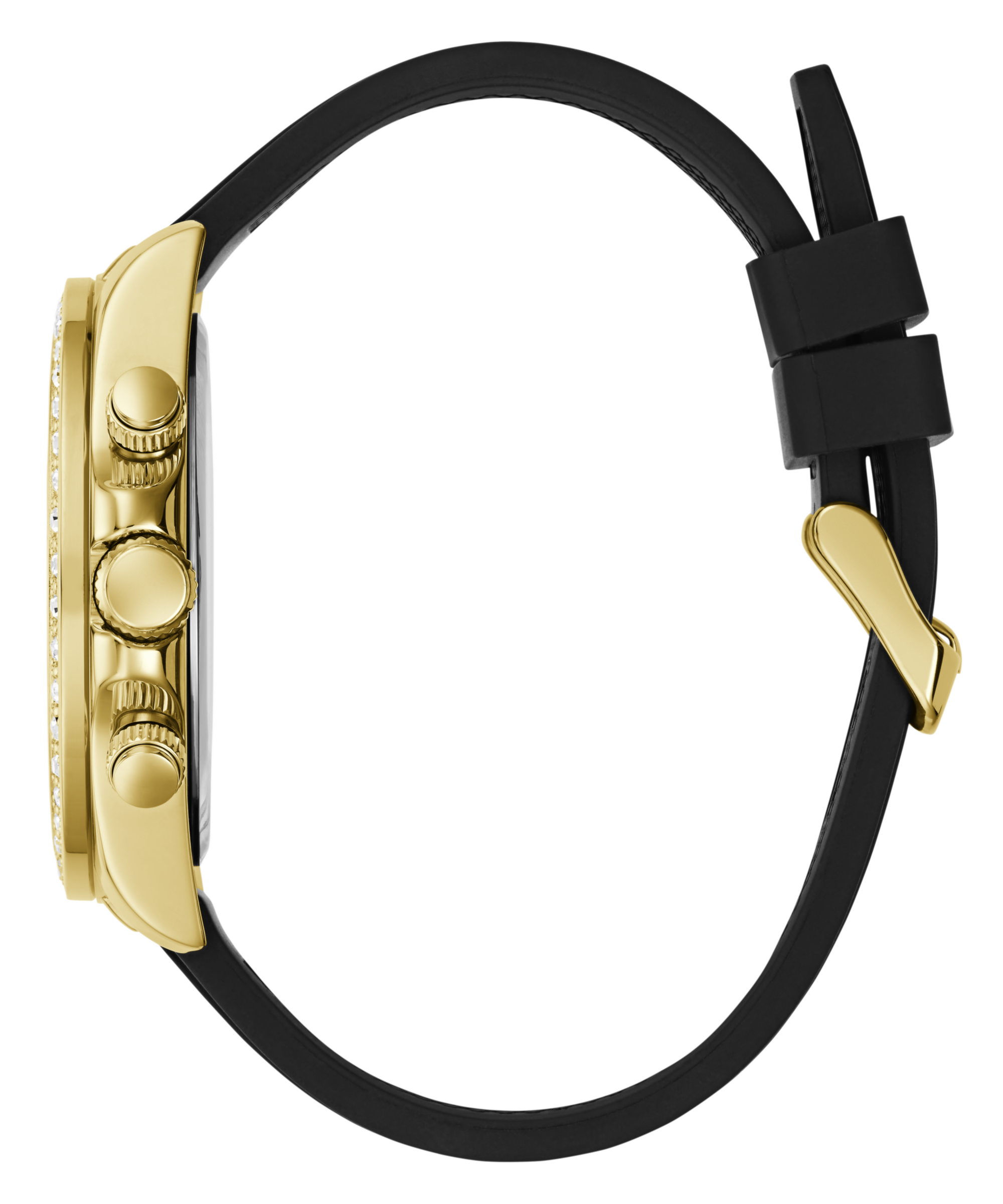 Guess Multifunktionsuhr »VICTOR« Quarzuhr, Armbanduhr, Herrenuhr, Silikonarmband, analog, Tag