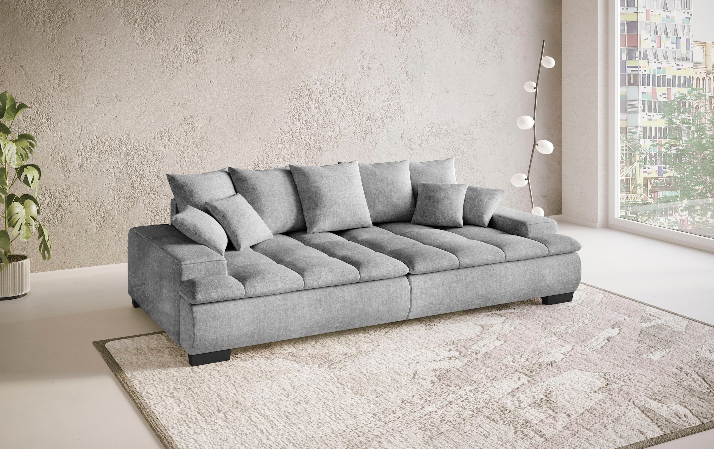 Mr. Couch Big-Sofa »Haiti II«, Wahlweise mit Kaltschaum - bis 140 kg belastbar