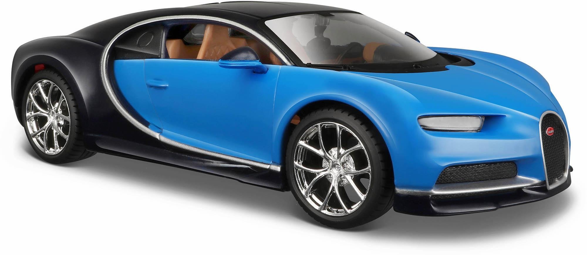 Maisto® Sammlerauto »Bugatti Chiron, 1:24, blau«, 1:24, aus Metallspritzguss