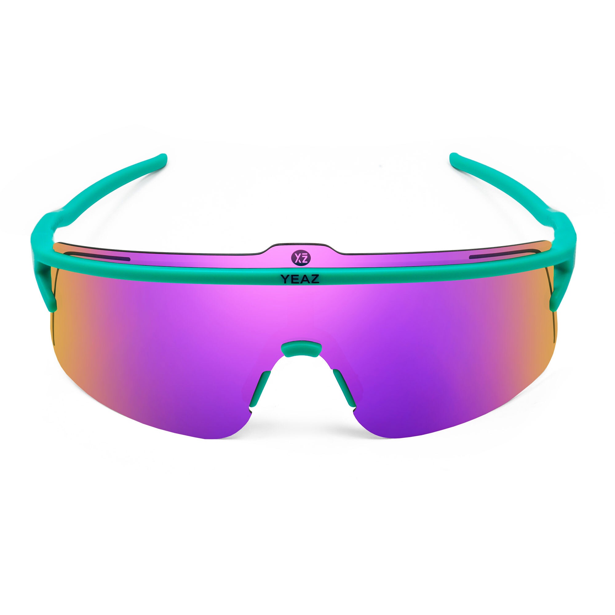 YEAZ Sportbrille »Sport-Sonnenbrille Black/Silver SUNSHADE«