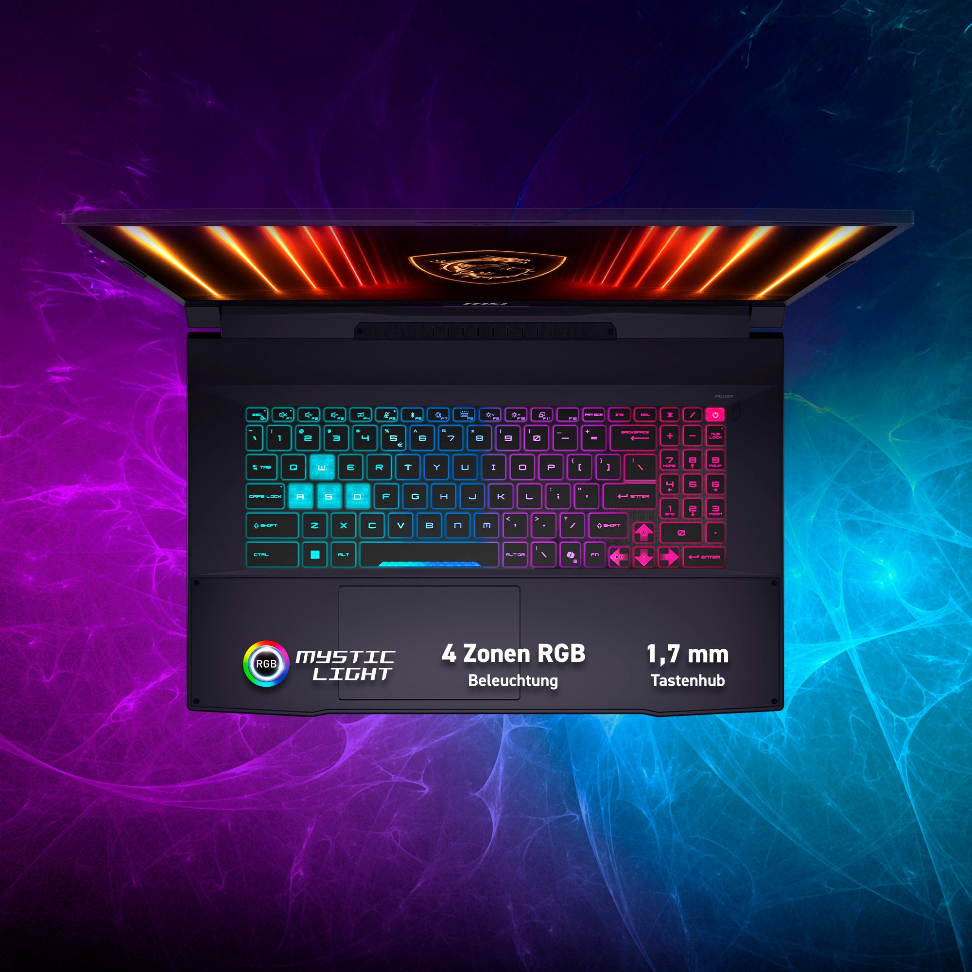 MSI Gaming-Notebook »Katana 17 HX B14WGK-062«, 43,9 cm, / 17,3 Zoll, Intel, Core i7, GeForce RTX 5070, 1000 GB SSD