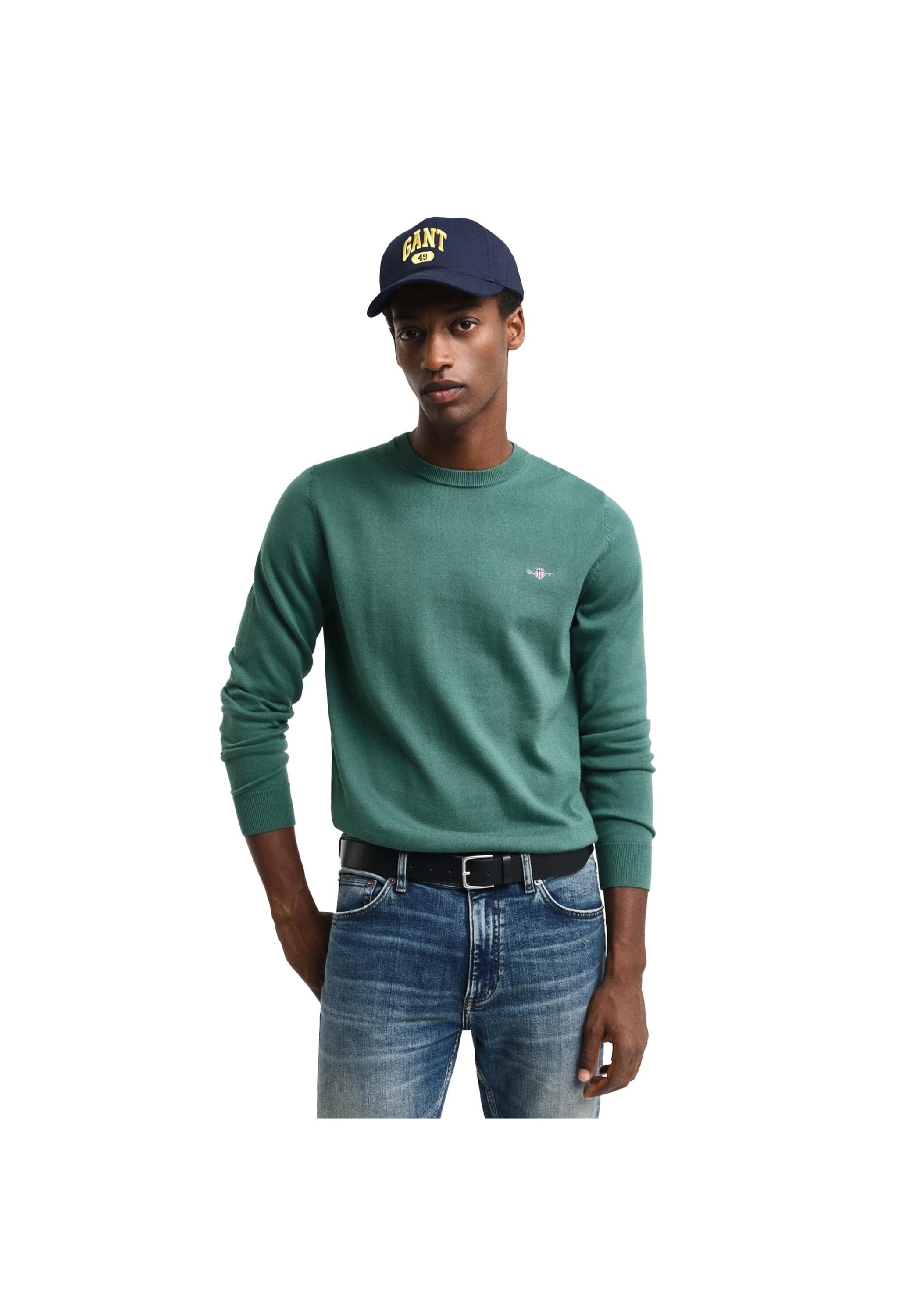 Gant Sweater »Strickpullover CLASSIC COTTON C-NECK«