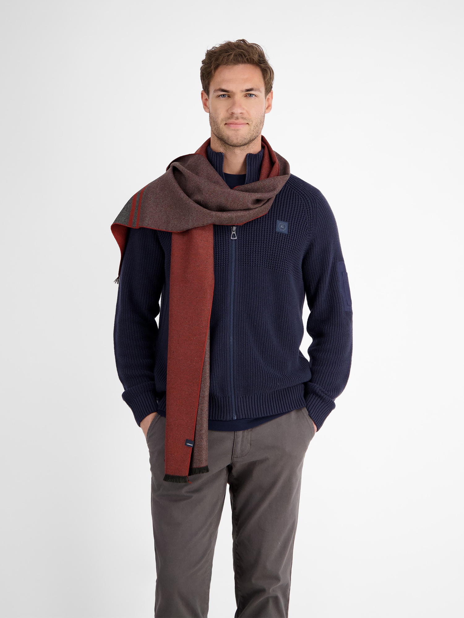 LERROS Schal »LERROS Logo-Schal für Herren«