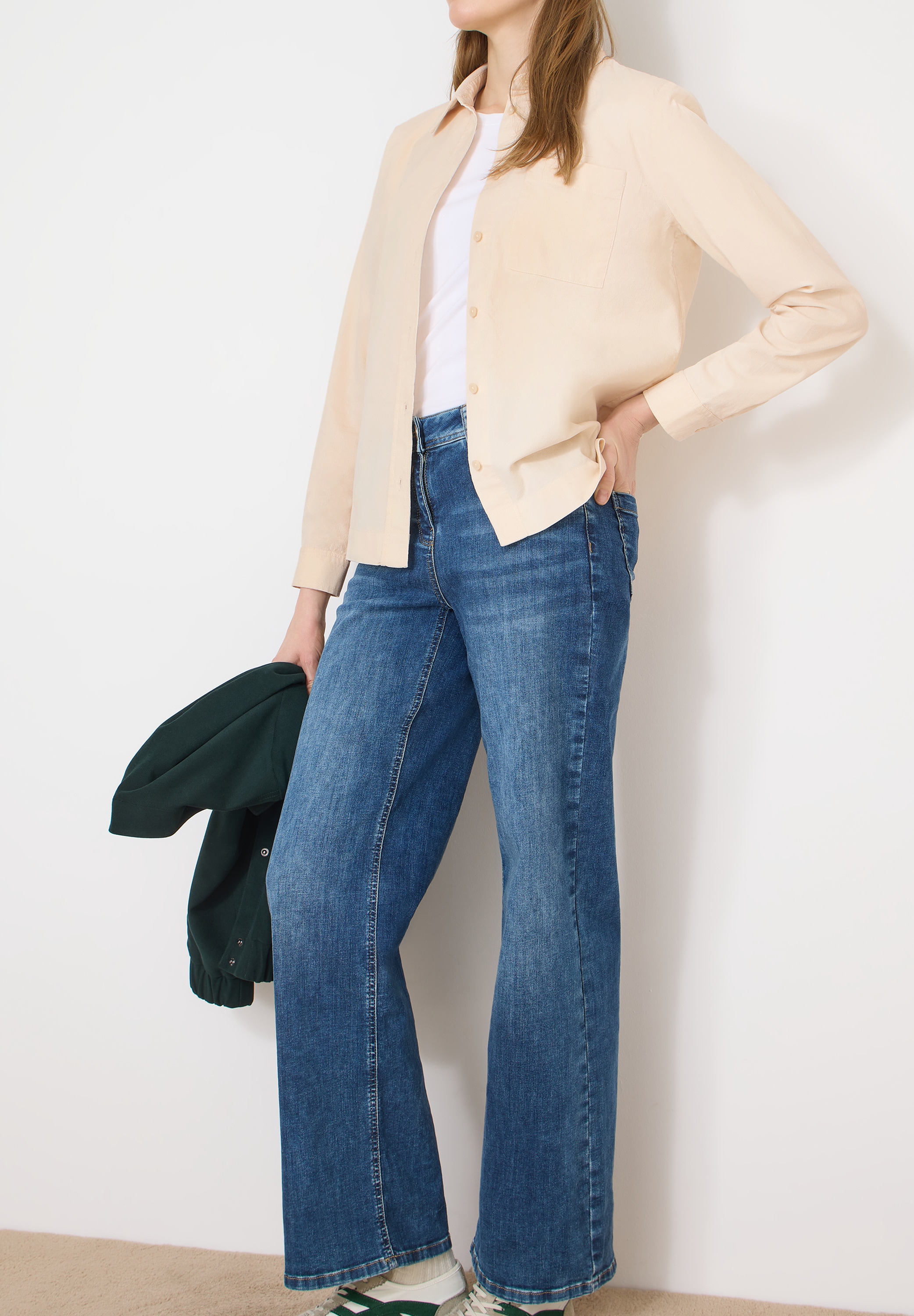 Cecil Hemdbluse in feiner Cord-Qualität