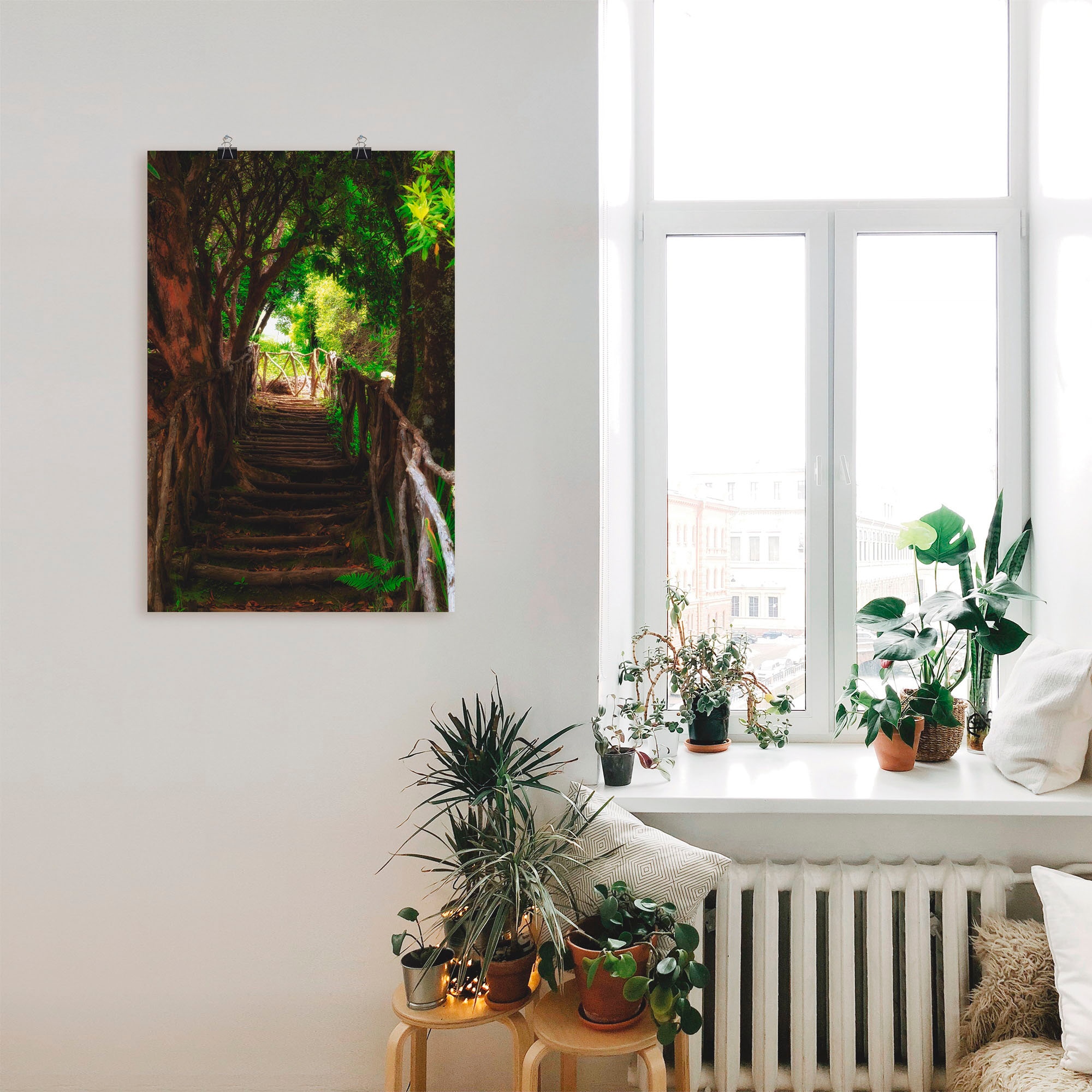 Artland Wandbild »Wanderweg«, Wald, (1 St.), als Poster, Wandaufkleber in verschied. Größen