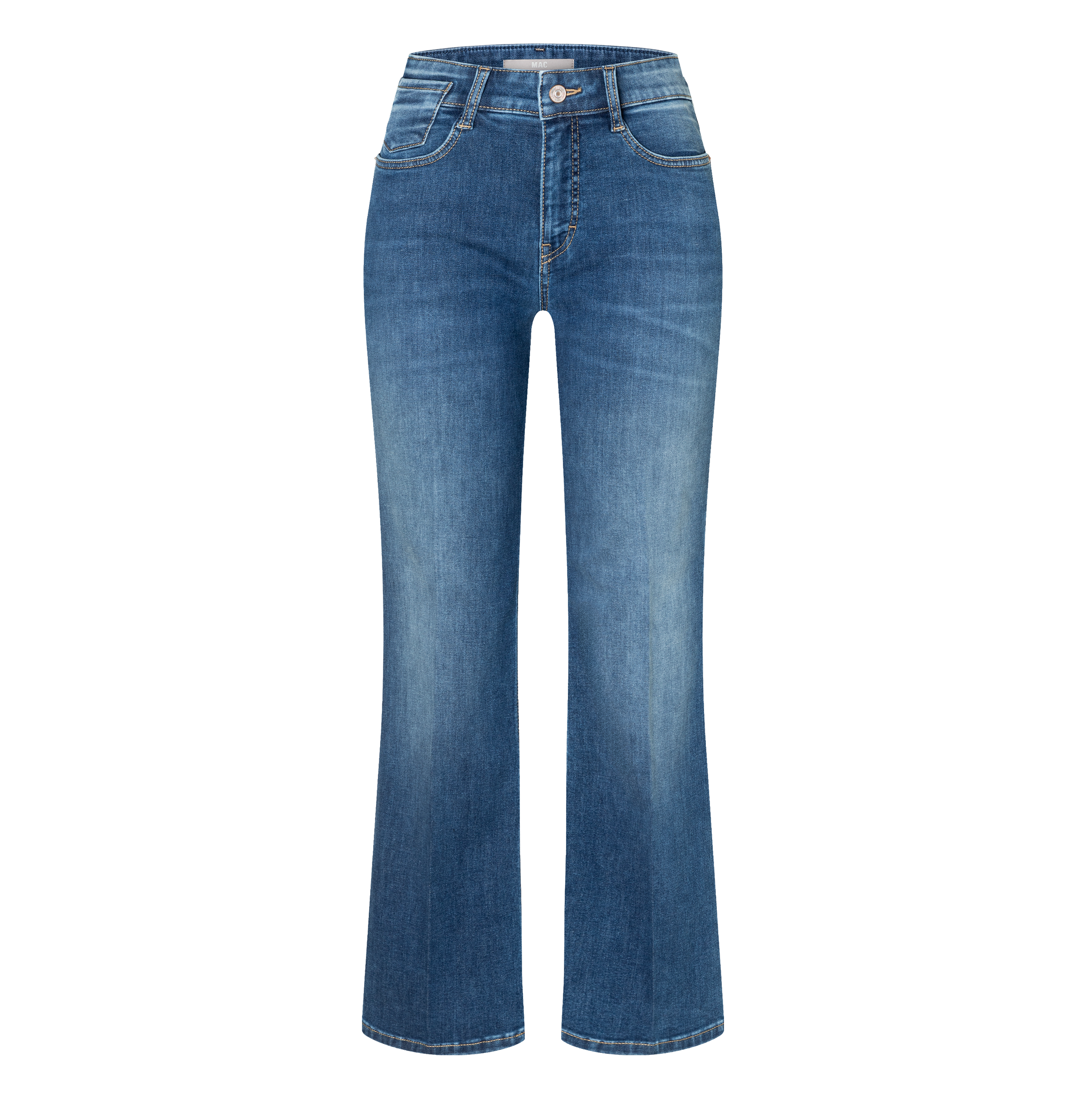 MAC Bootcut-Jeans »LAURA« Figurformende Denim-Qualität