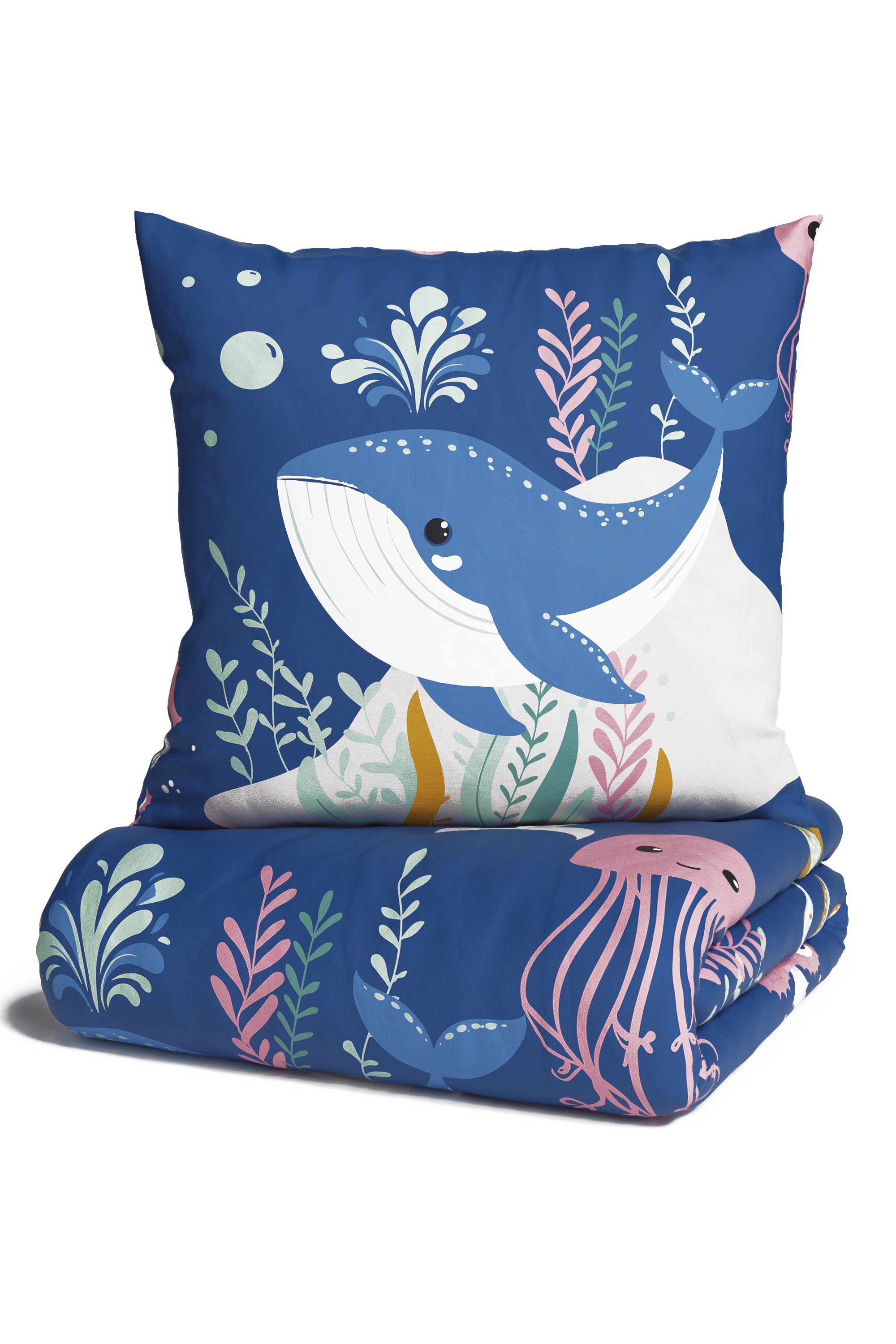 Lüttenhütt Kinderbettwäsche »CUDDLEE«, in vielen Designs: Dino,Einhorn,Weltraum,Baustelle,Herz,Trecker,Safari