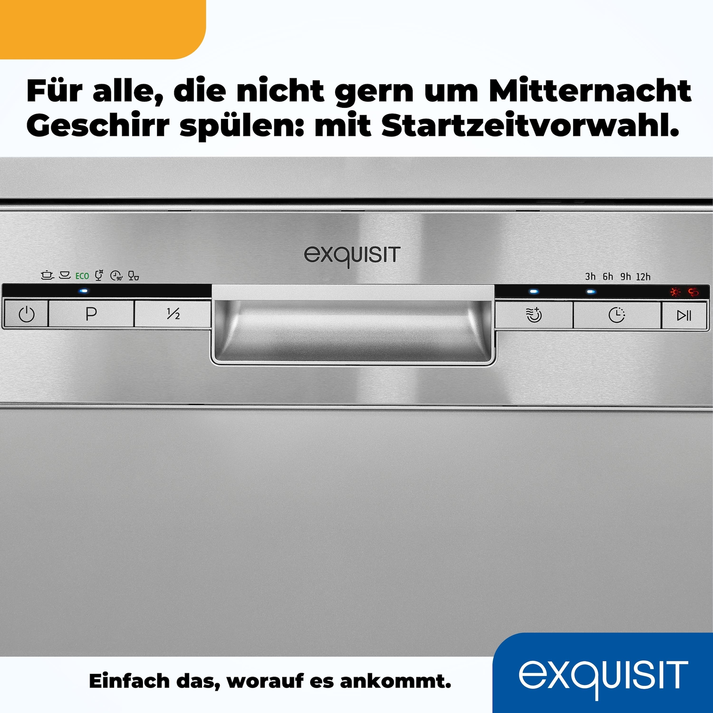 exquisit Standgeschirrspüler »GSP9112-030E«