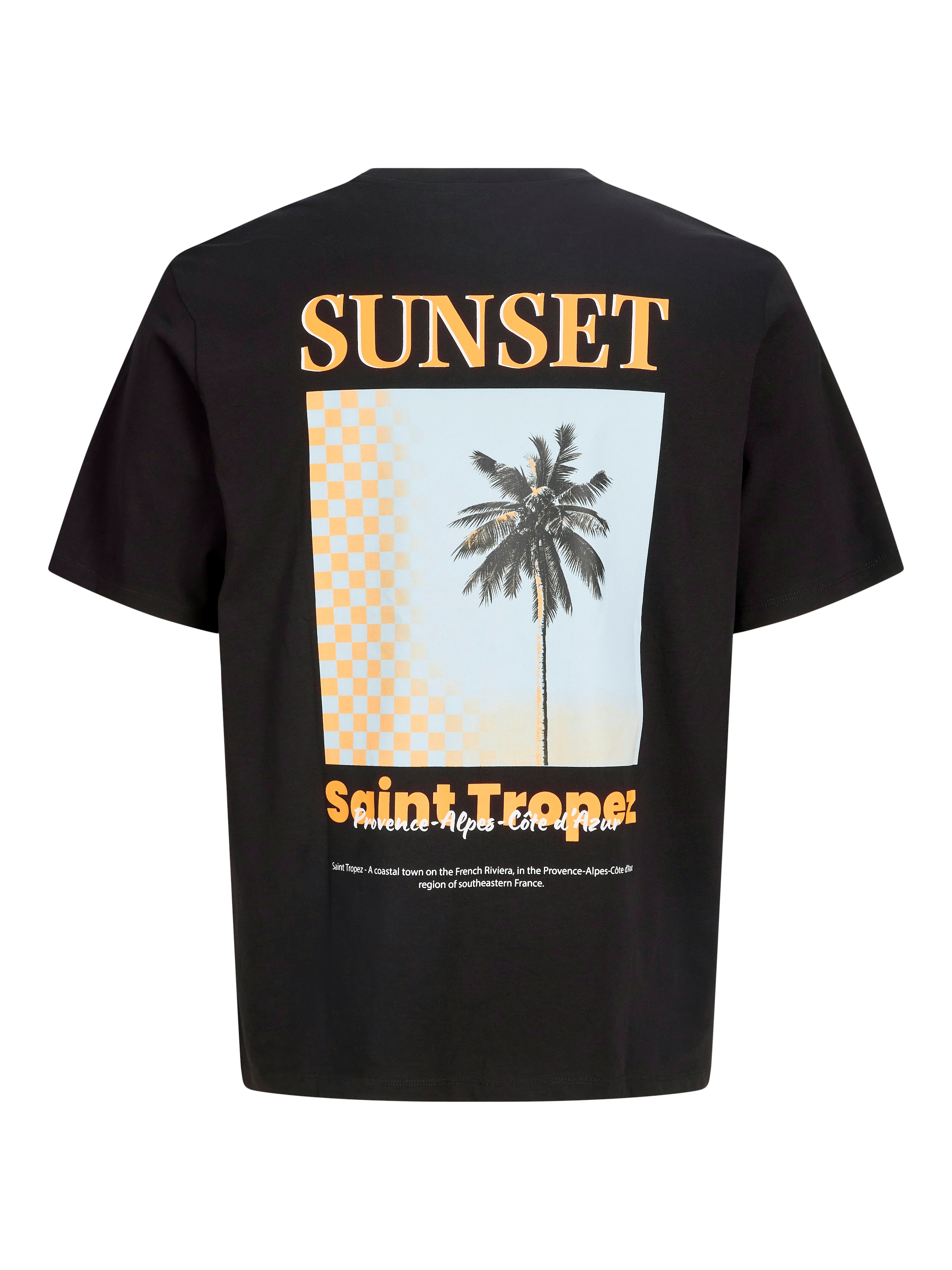 Jack & Jones Rundhalsshirt »JJCITY PHOTOPRINT TEE SS CREW NECK« Baumwolle, relaxed fit