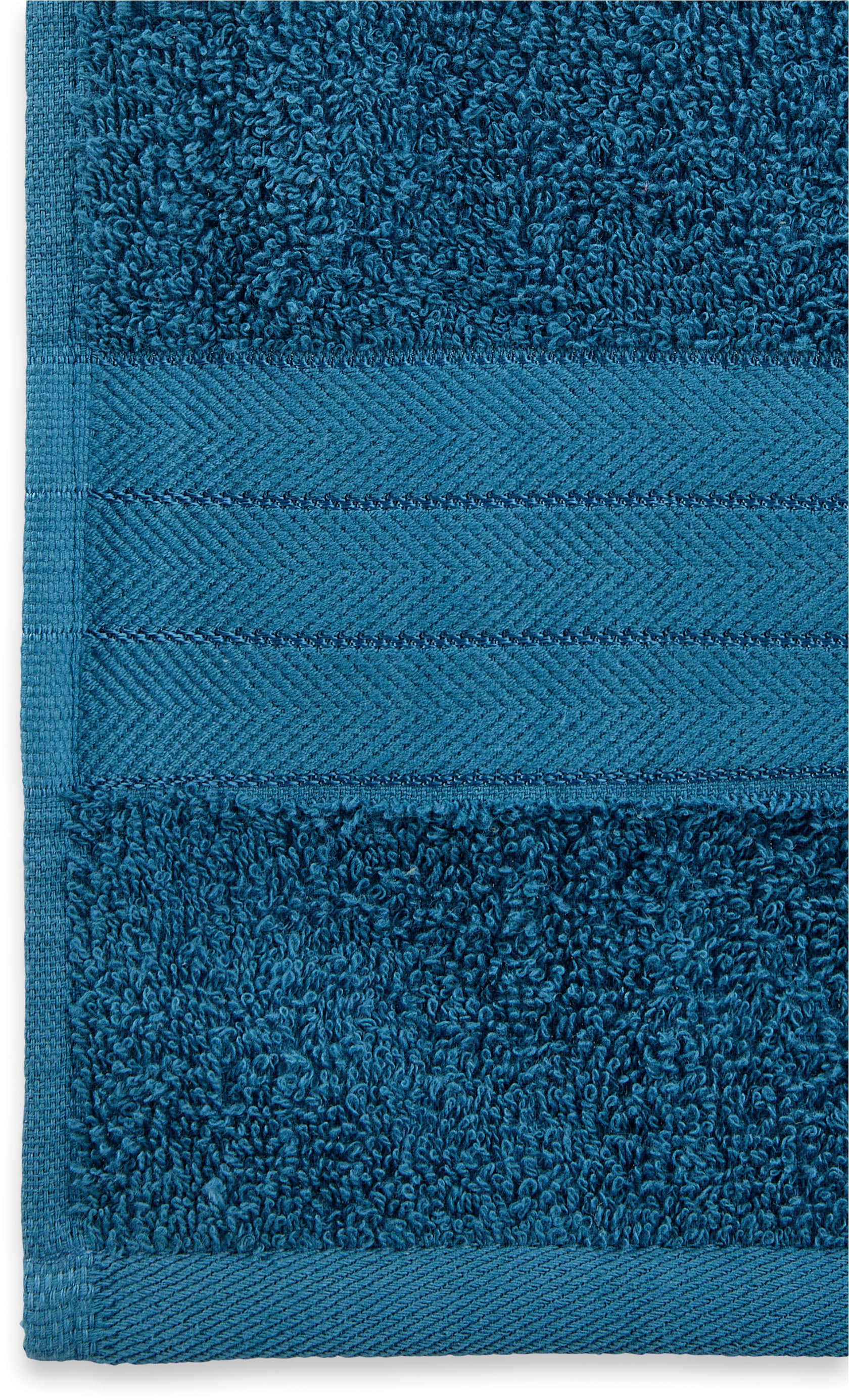good morning Handtücher »Uni Good Morning«, (4 St., 4er Set Handtücher 50 x 100 cm), Baumwolle, Walkfrottee, Bordüre, 500 GSM, Einfarbig, ohne Aufhängung