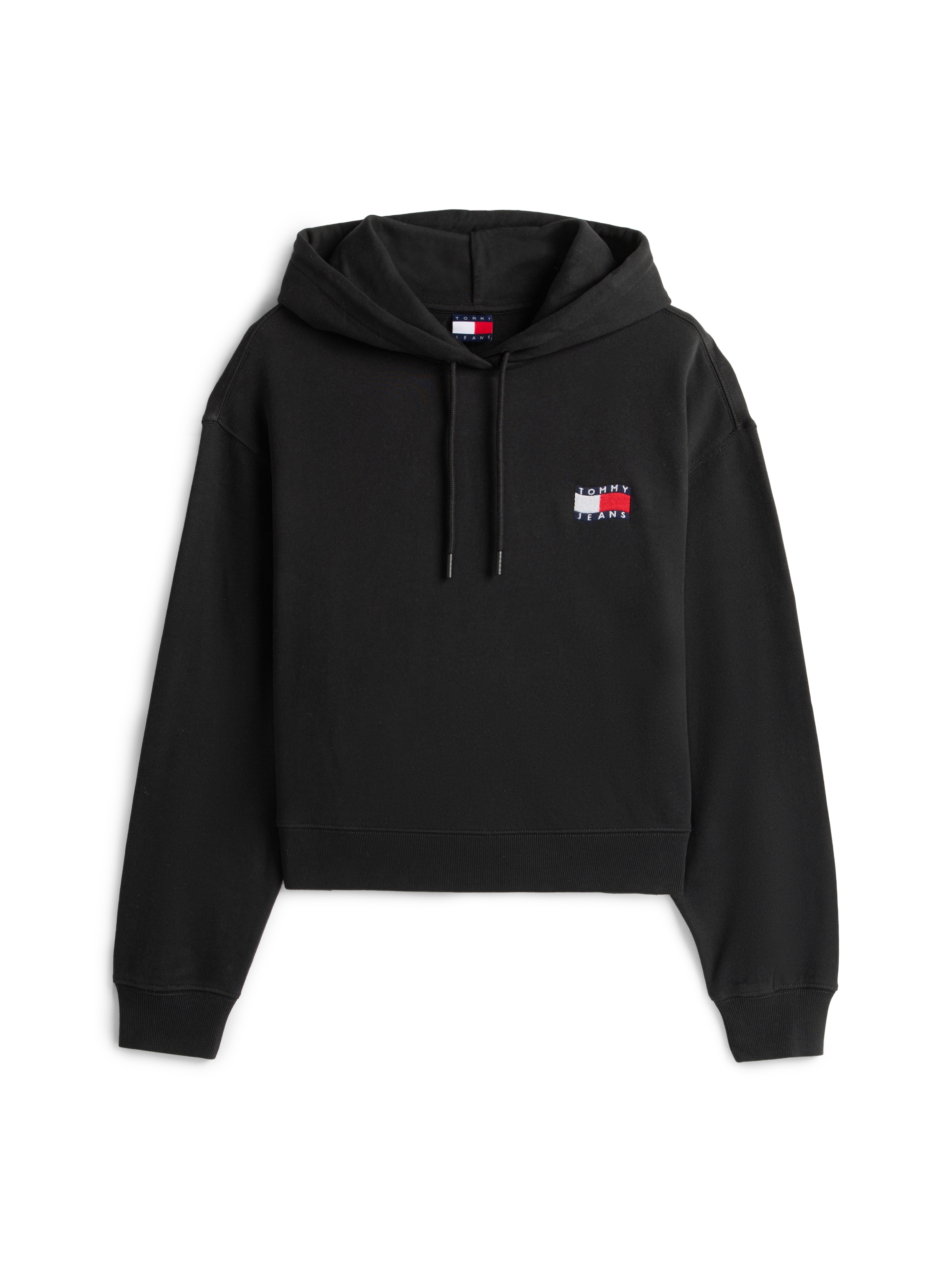Tommy Jeans Kapuzensweatshirt »TJW RLX SH WAVY FLAG HOODIE«, im Relaxed Fit, Baumwoll-Qualität
