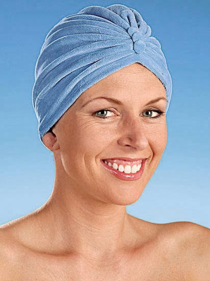 Badekappe in blau, Größe 0