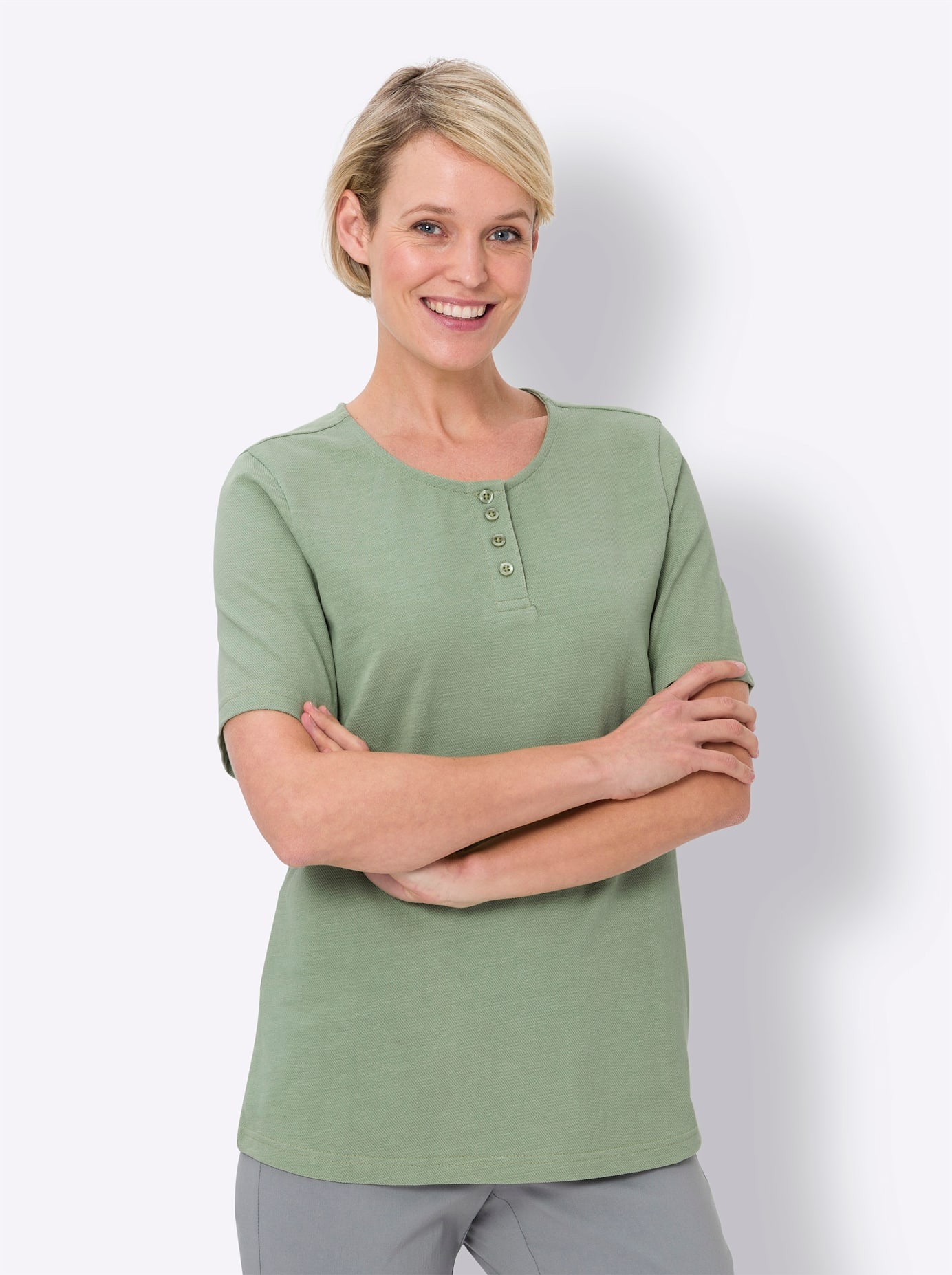 Classic Basics Kurzarmshirt »Kurzarm-Shirt«, (1 tlg.)