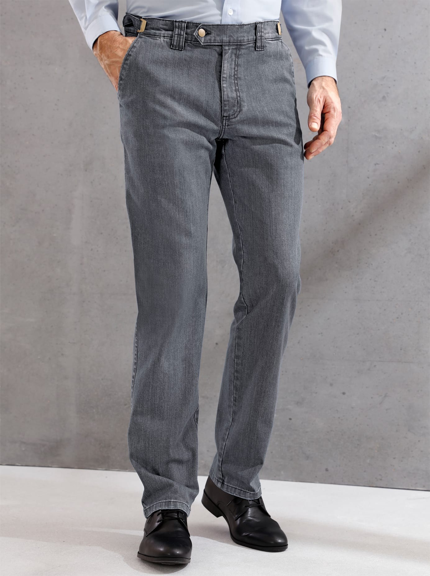 Classic Herren Bequeme Jeans 1 Stk. tlg. in grau, Größe 28