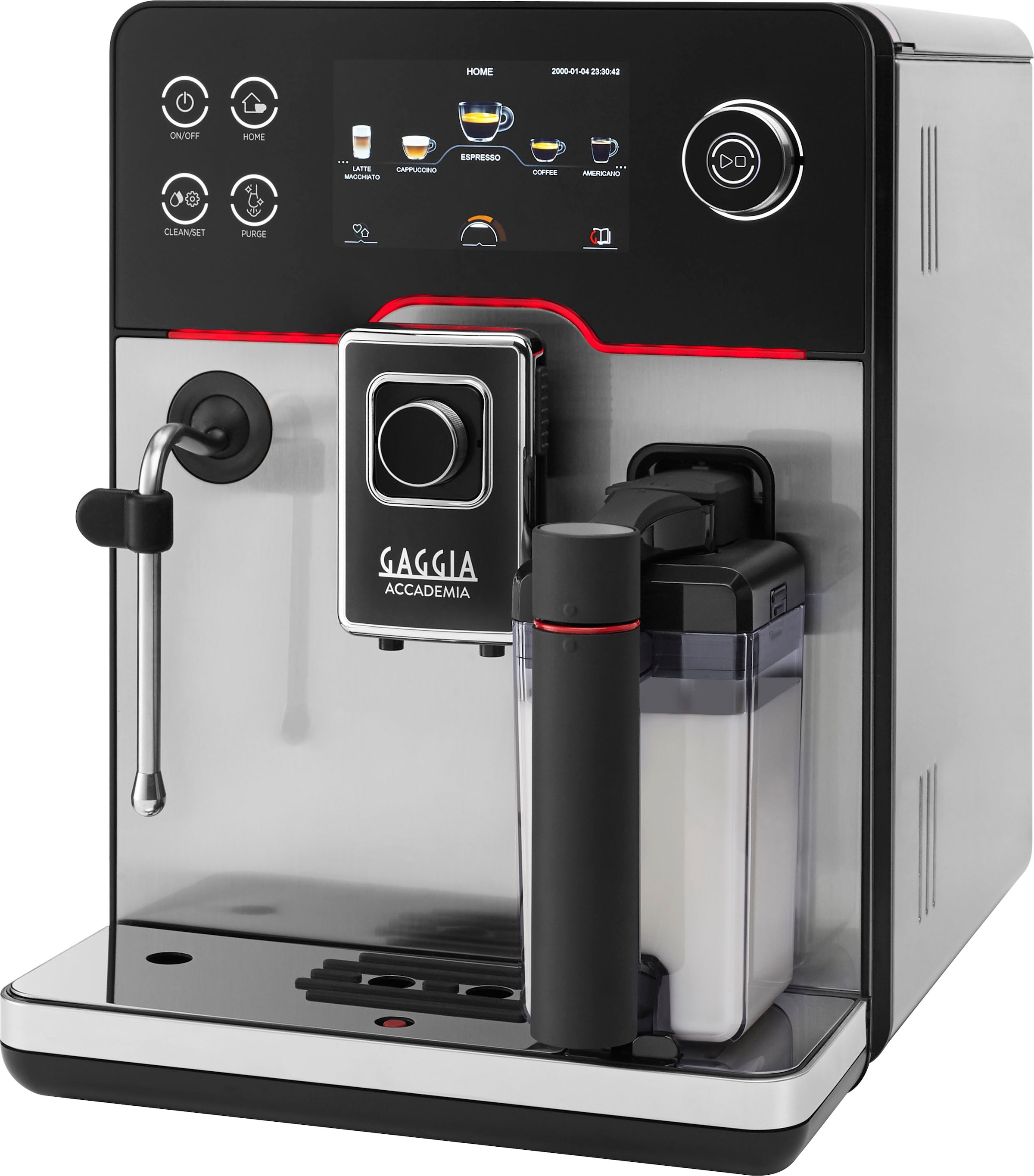 Gaggia Kaffeevollautomat »Accademia Stainless Steel«, vom Erfinder des Espresso - Barista@Home dank Espresso-Plus-System