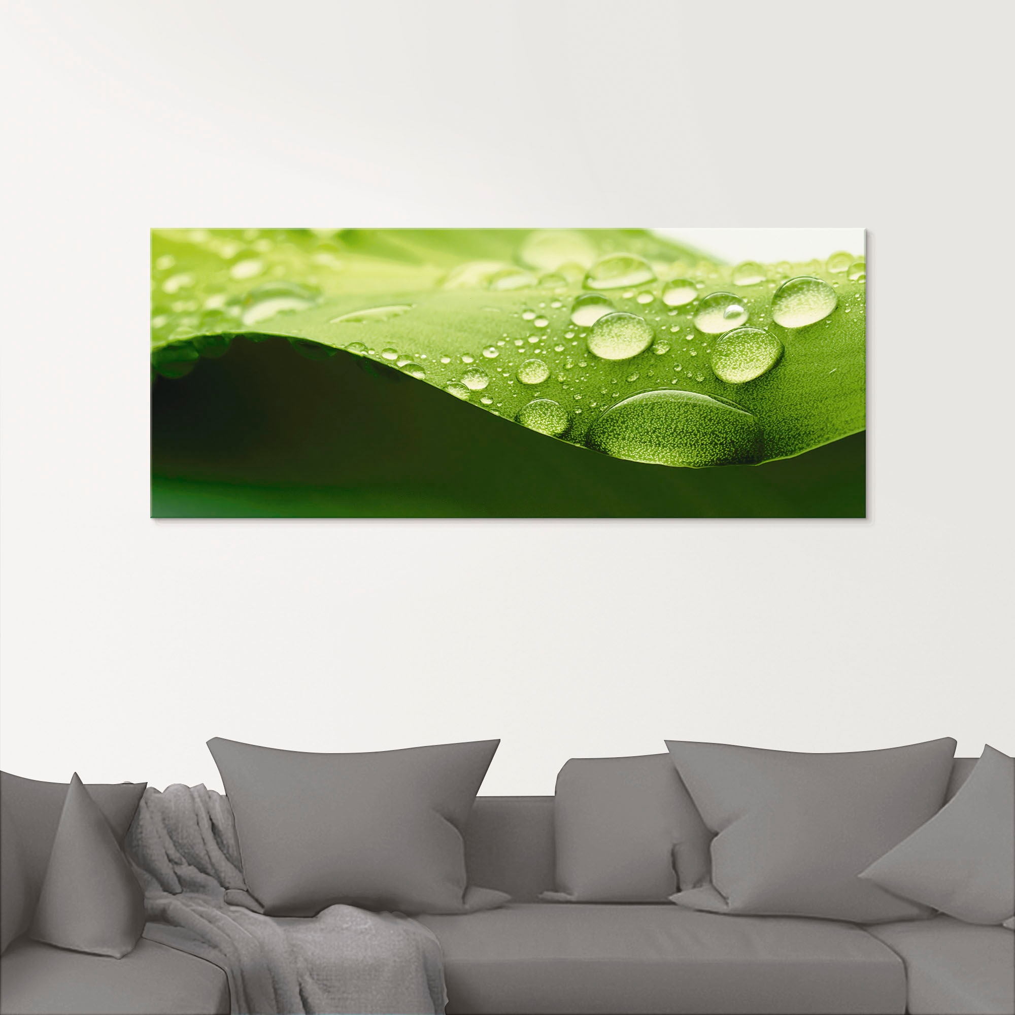 Artland Glasbild »Blatt«, Zen, (1 St.), in verschiedenen Größen