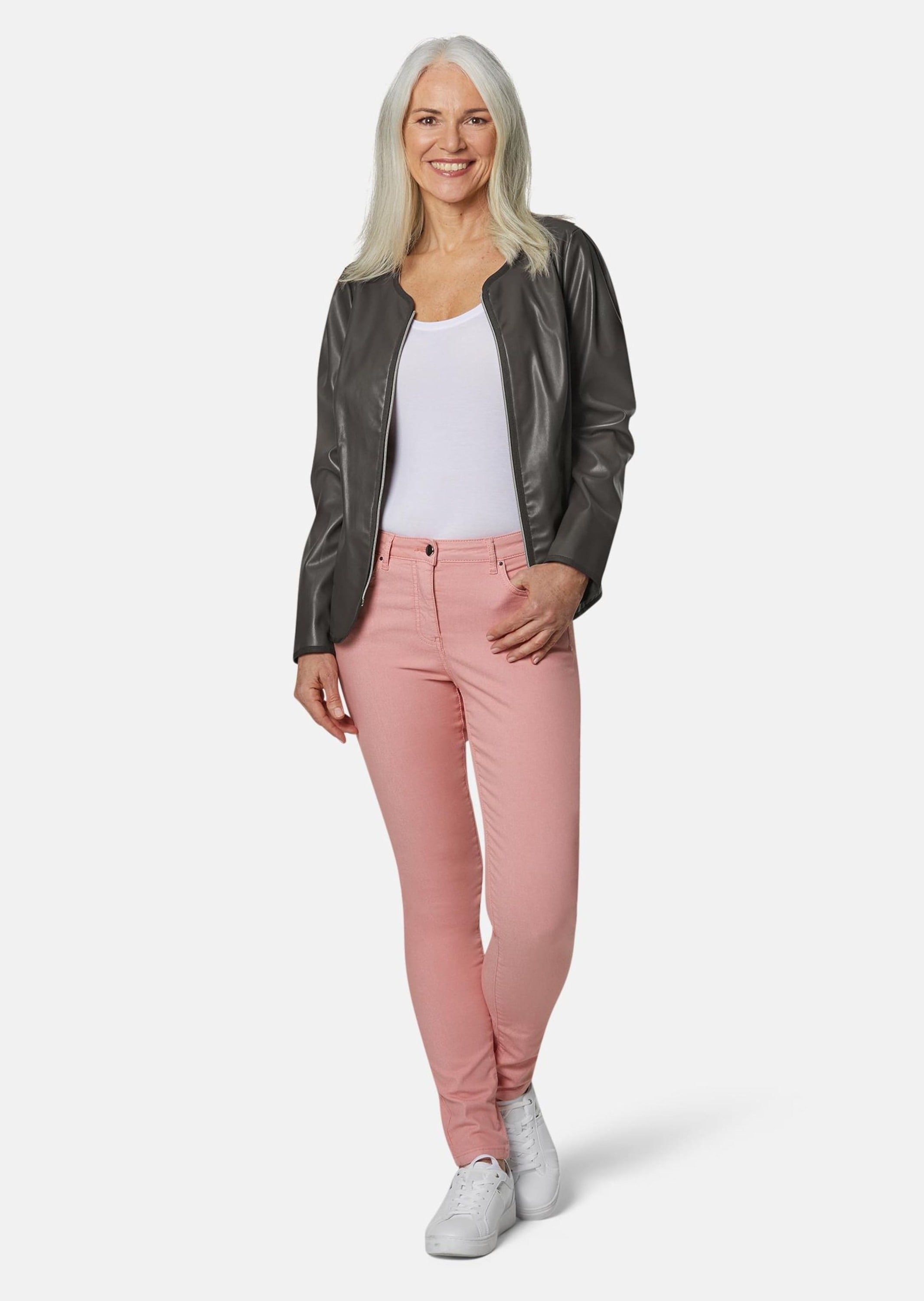 GOLDNER Lederimitatjacke »Ausdrucksstarke Lederimitatjacke mit supersoftem Griff«