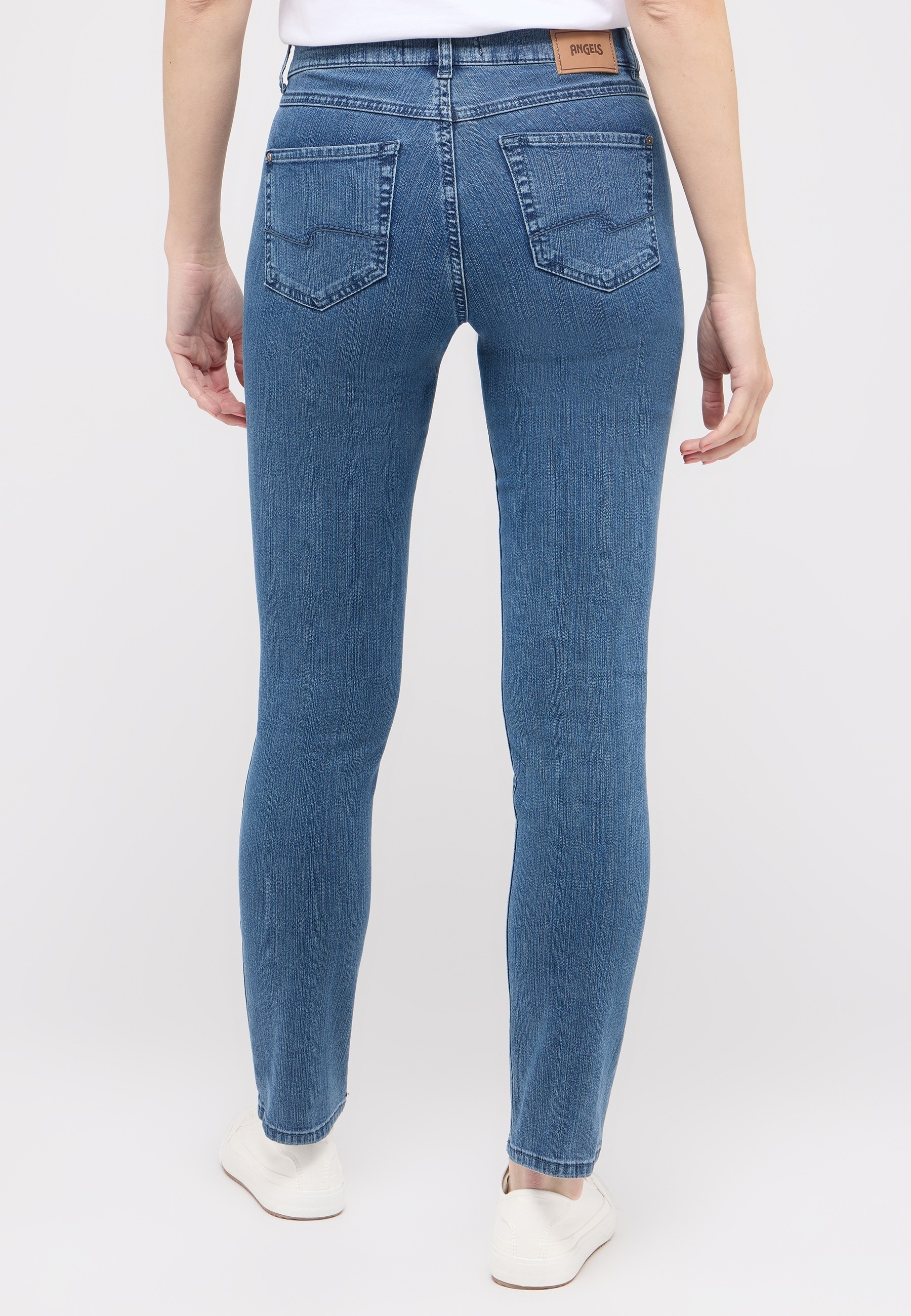 ANGELS 5-Pocket-Jeans »CICI« aus sportivem Denim