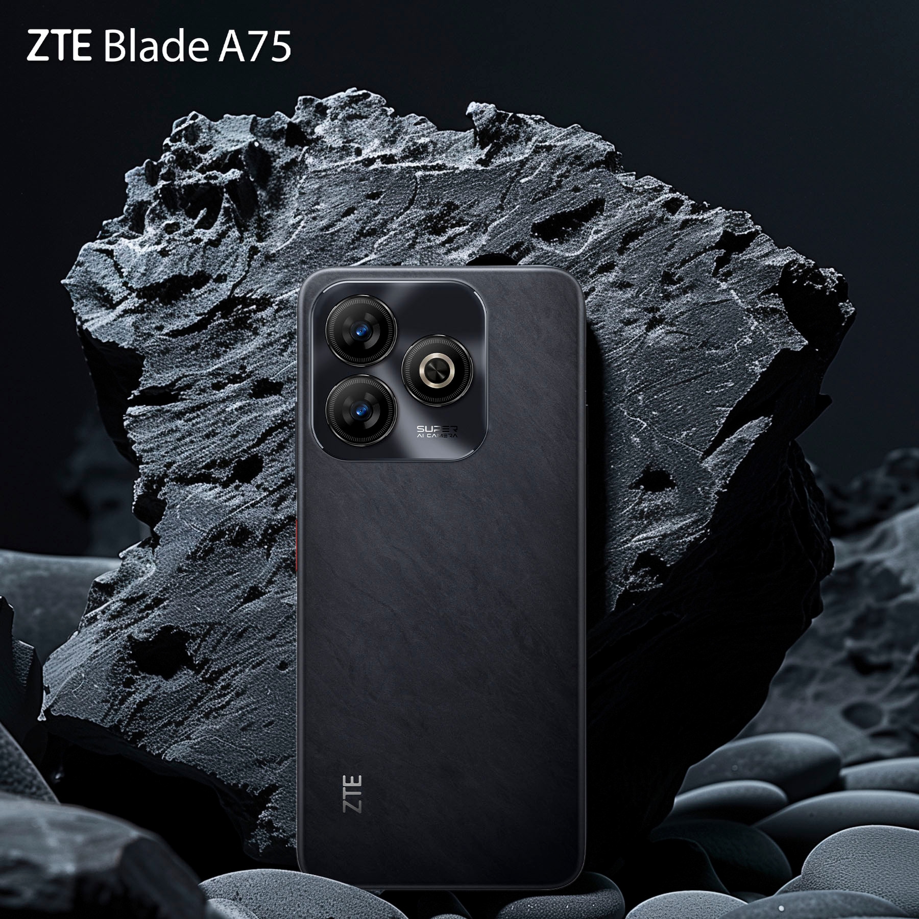 ZTE Smartphone »Blade A75«, schwarz