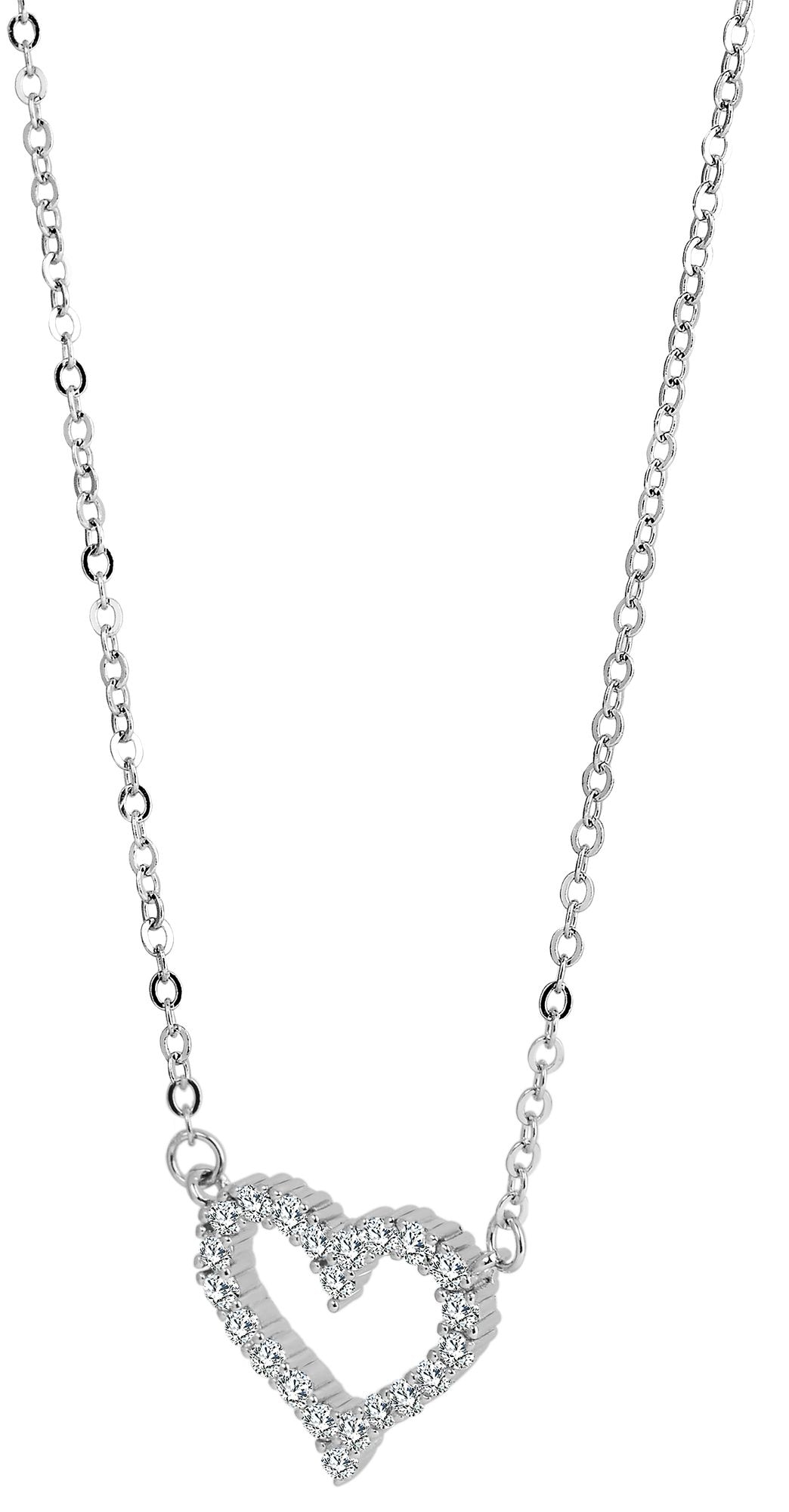 Adelia´s Kette ohne Anhänger »Damen Halskette mit Anhänger ¿ Herz aus 925 Silber«
