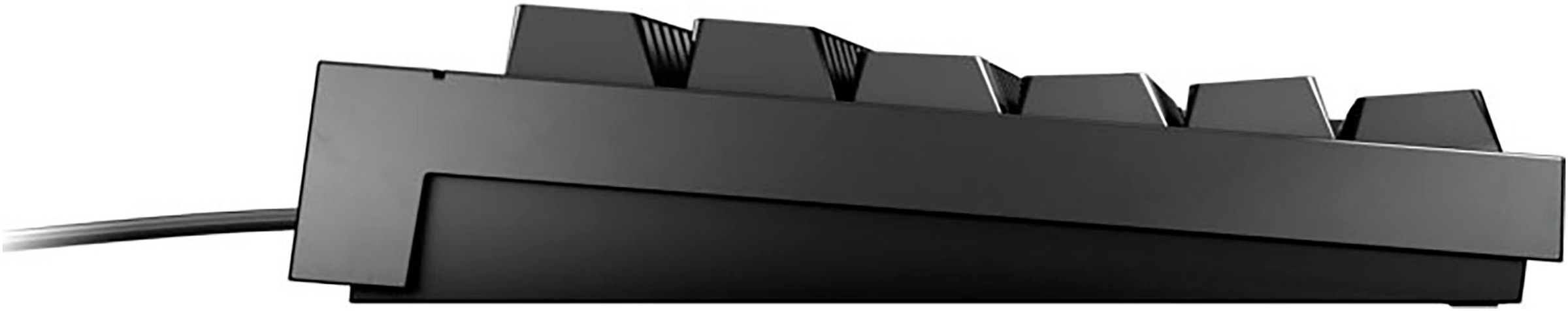 Cherry Tastatur »MX 2.0S«, (Fn-Tasten-Gaming-Modus-Lautstärkeregler-Multimedia-Tasten-USB-Anschluss-Windows-Sperrtaste-Ziffernblock-Anpassbare Höhe)