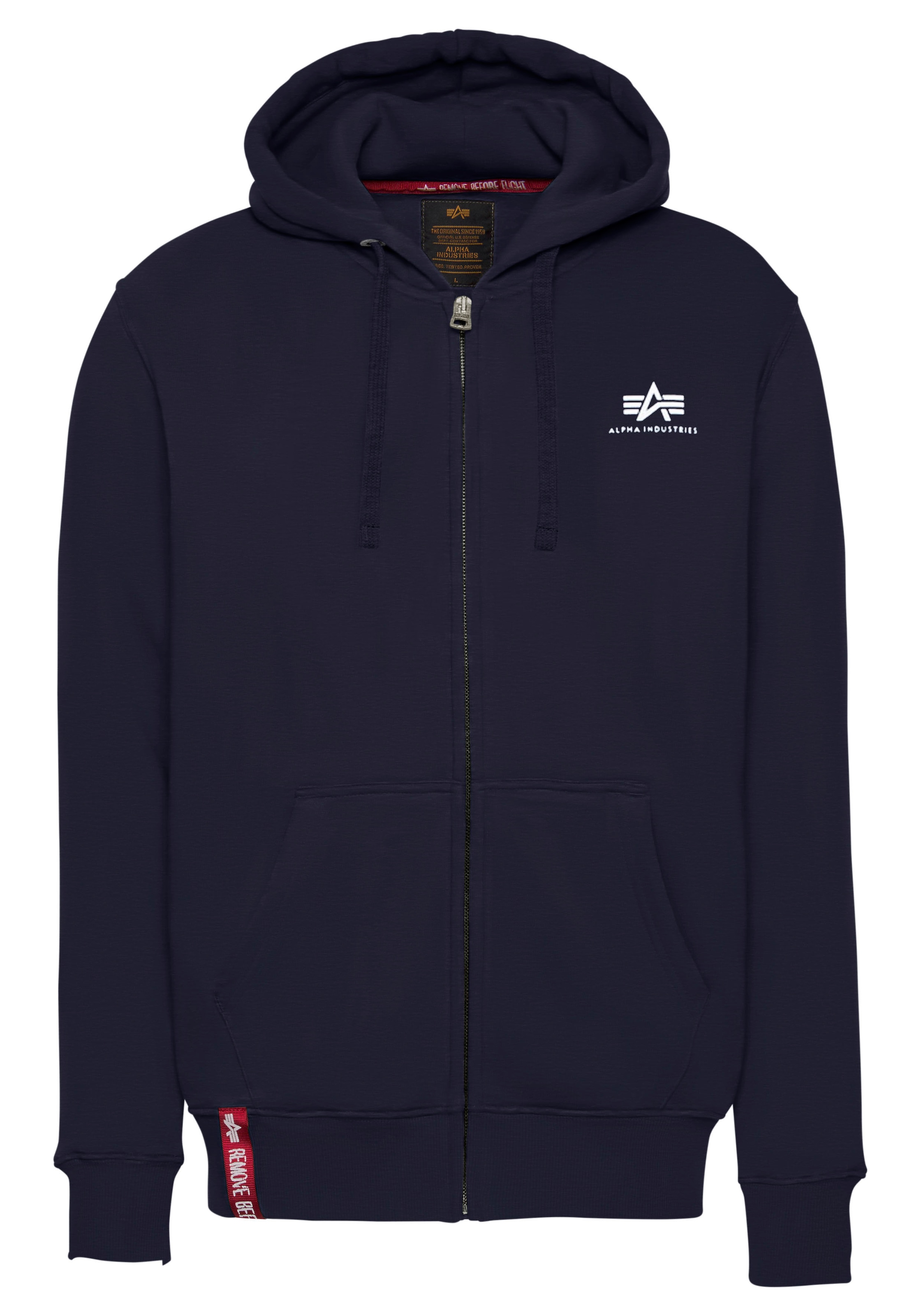 Alpha Industries Kapuzensweatjacke »Basic Zip Hoody SL«