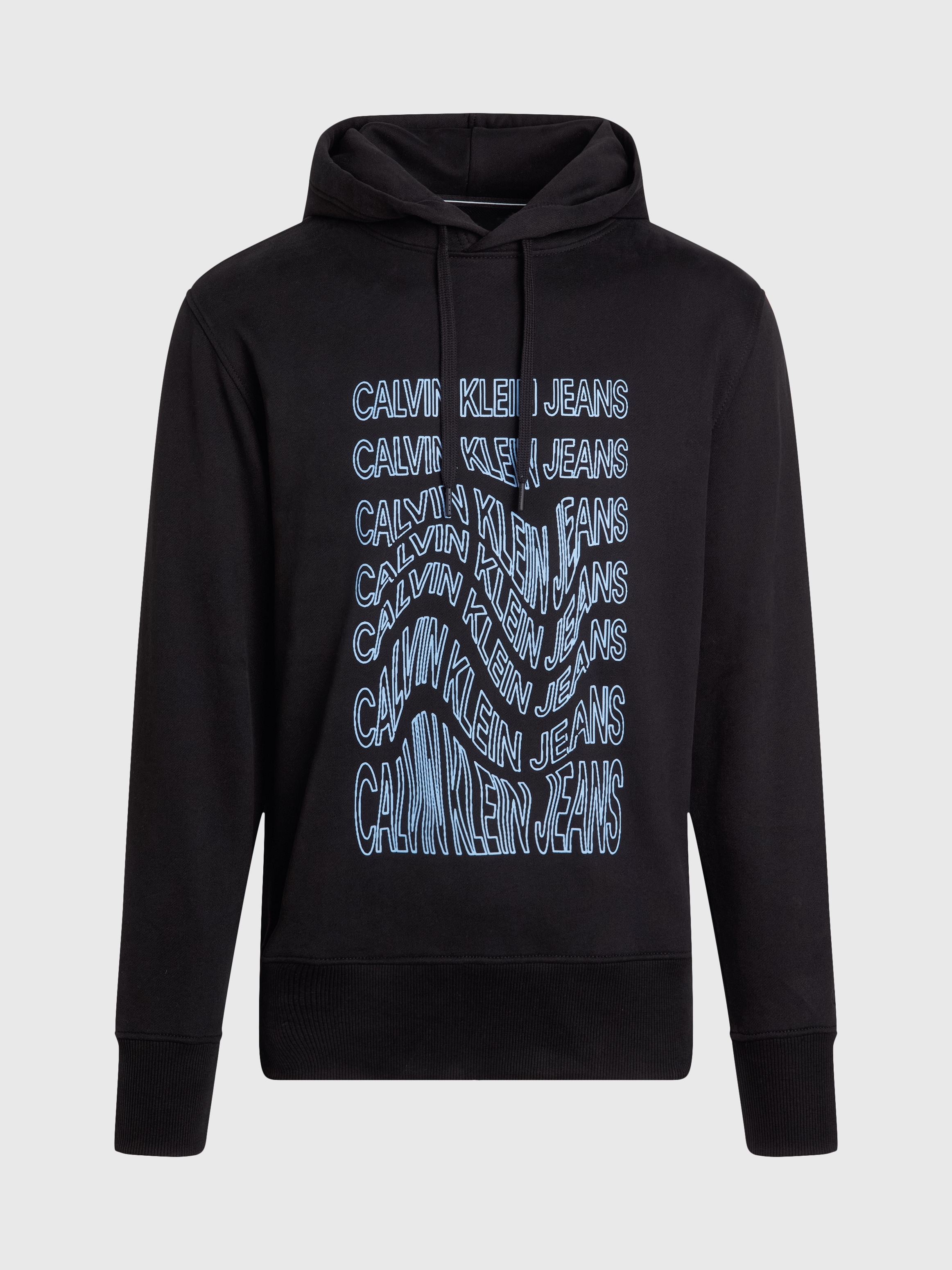 Calvin Klein Jeans Kapuzensweatshirt »INSTITUTIONAL WARP HOODIE«, mit Logodruck