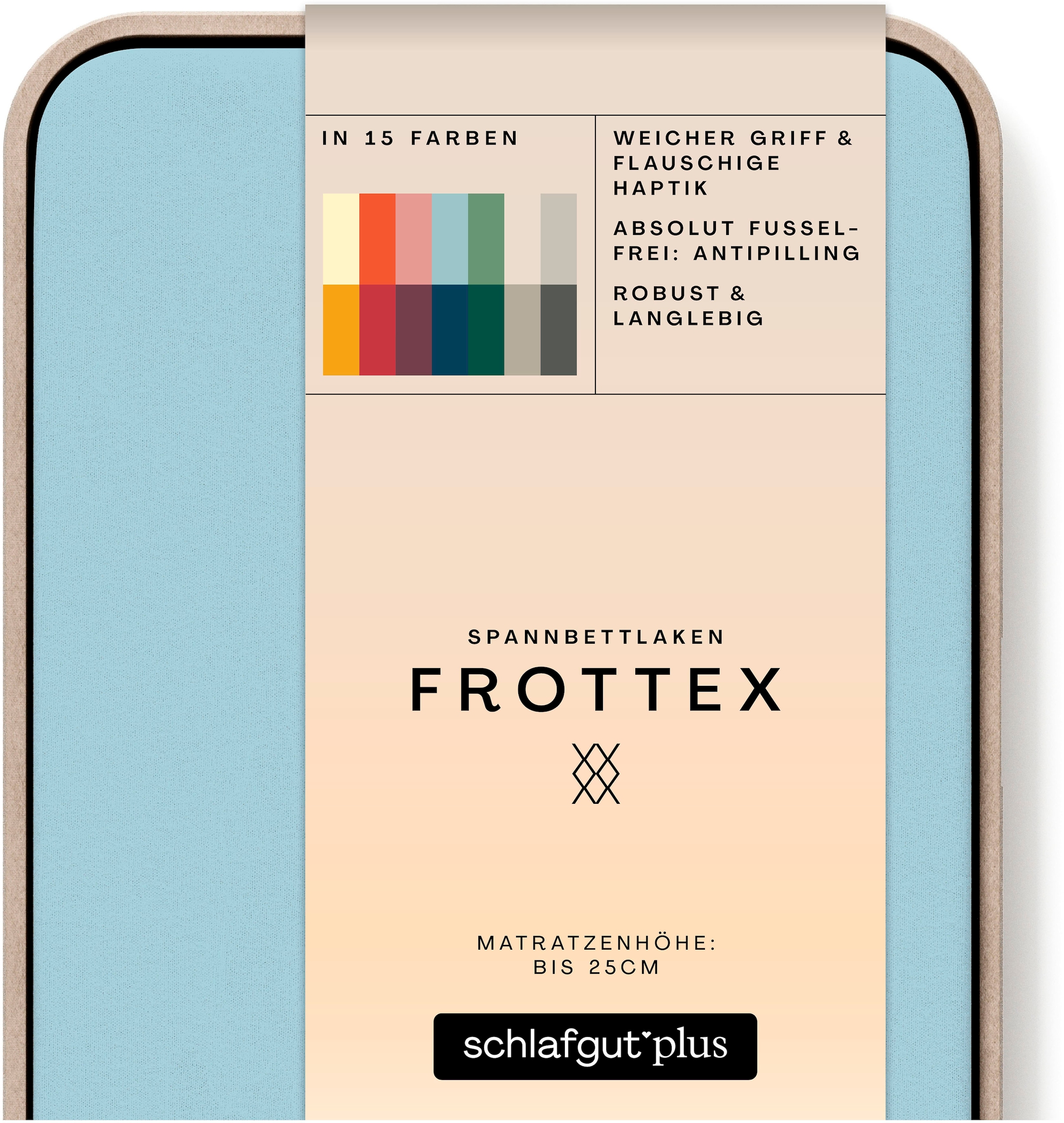 Schlafgut Bettlaken »Frottex Spannbettlaken«, MADE IN GREEN by OEKO-TEX®