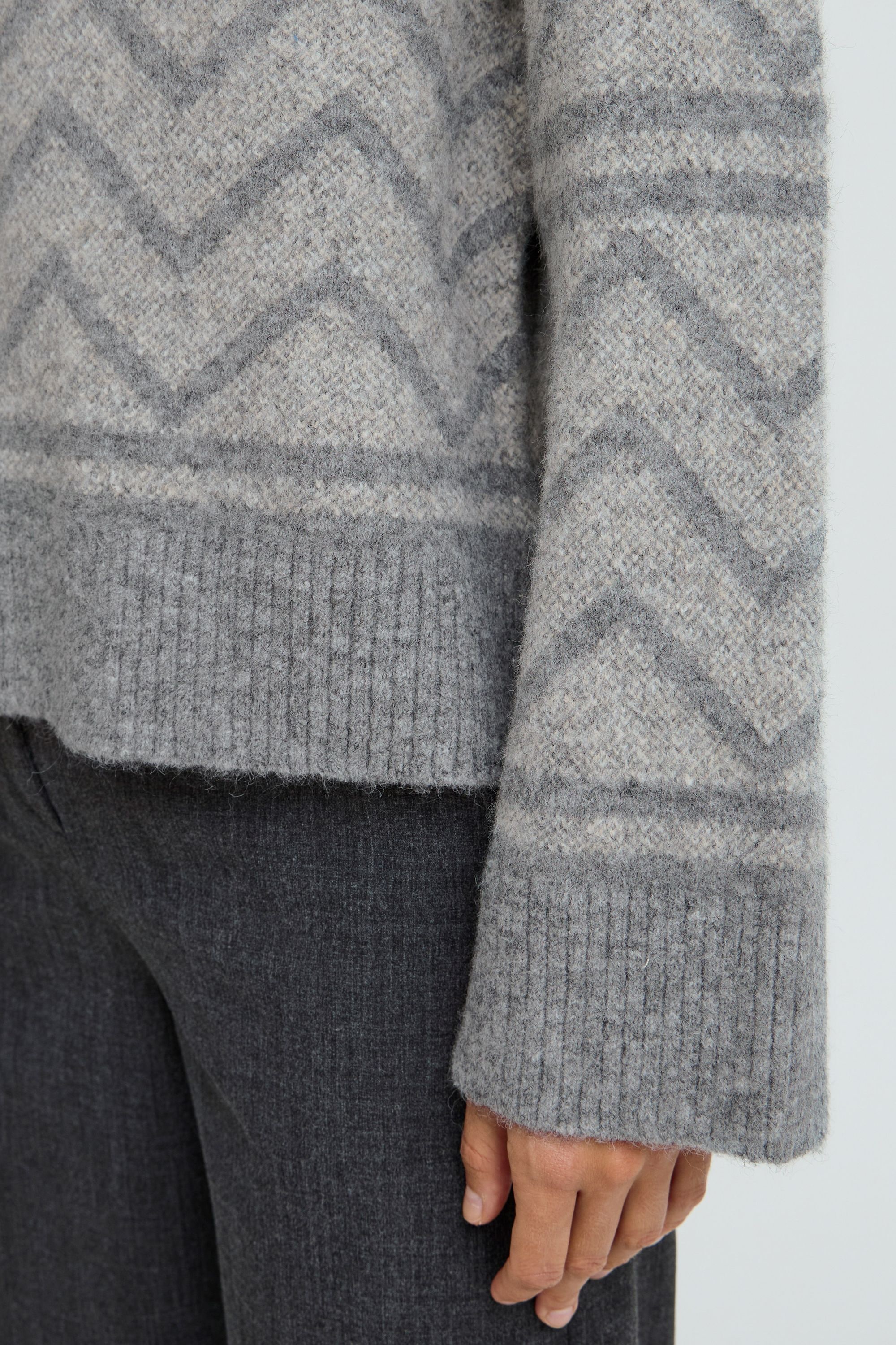 b.young Strickfleece-Pullover »Strickpullover BYOmea«