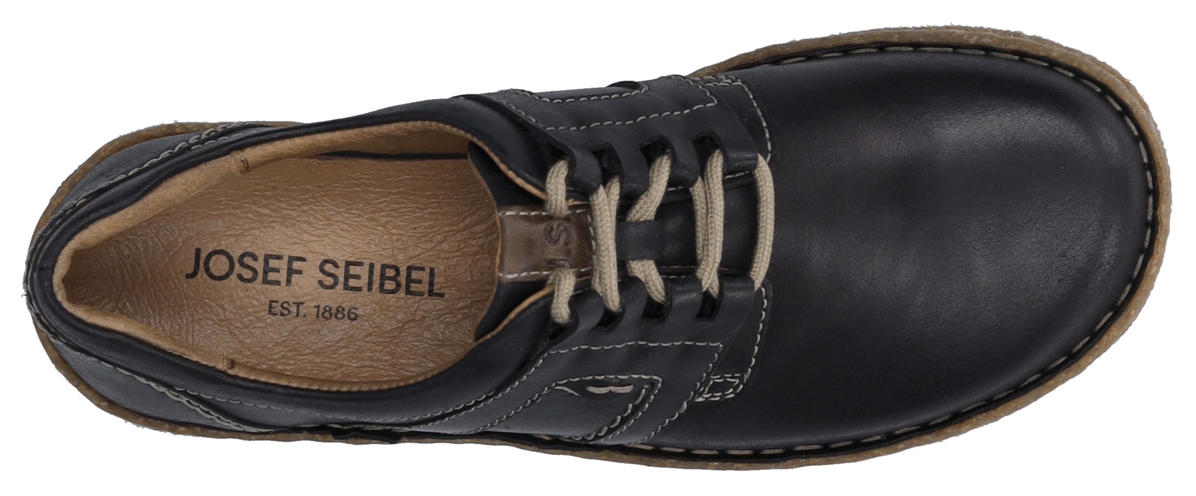 Josef Seibel Schnürschuh »NEELE 44«, mit dezenten Kontrast-Details