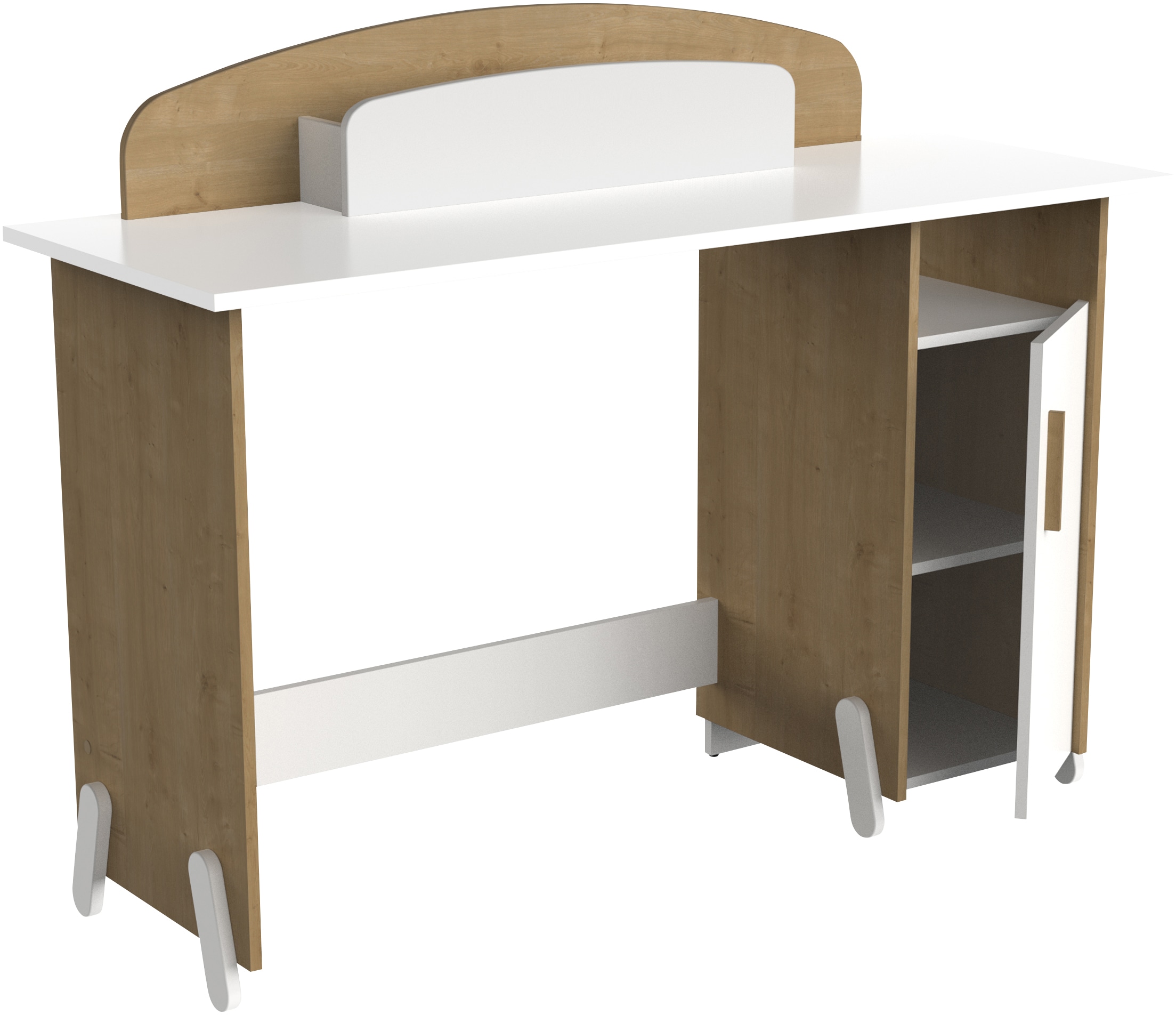Demeyere GROUP Schreibtisch »MEUBLES Naili«, Schreibtisch mit 1 Tur und 1 Organizer