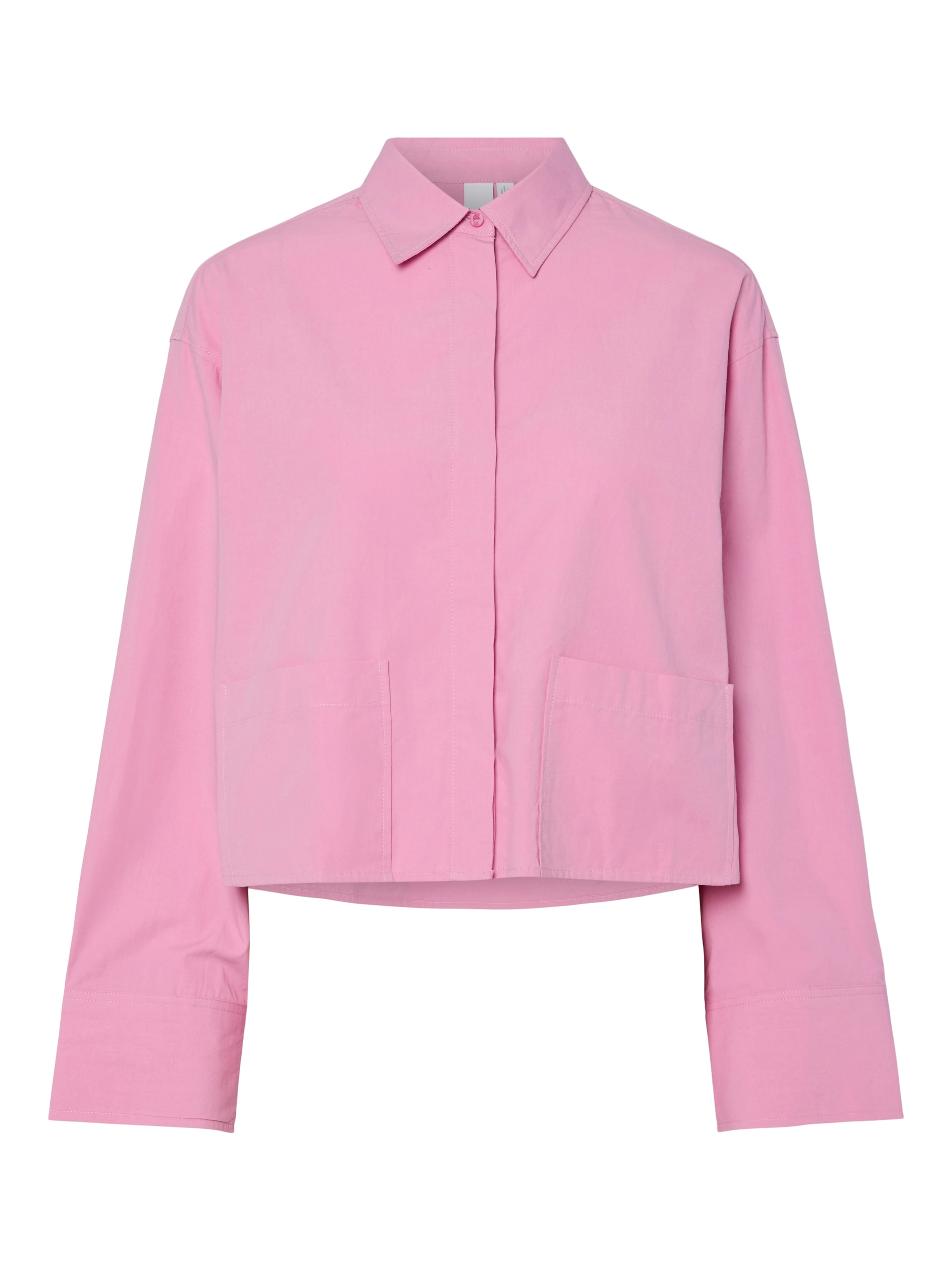 Y.A.S Hemdbluse »YASLEE LS SHORT SHIRT S. NOOS« Baumwolle