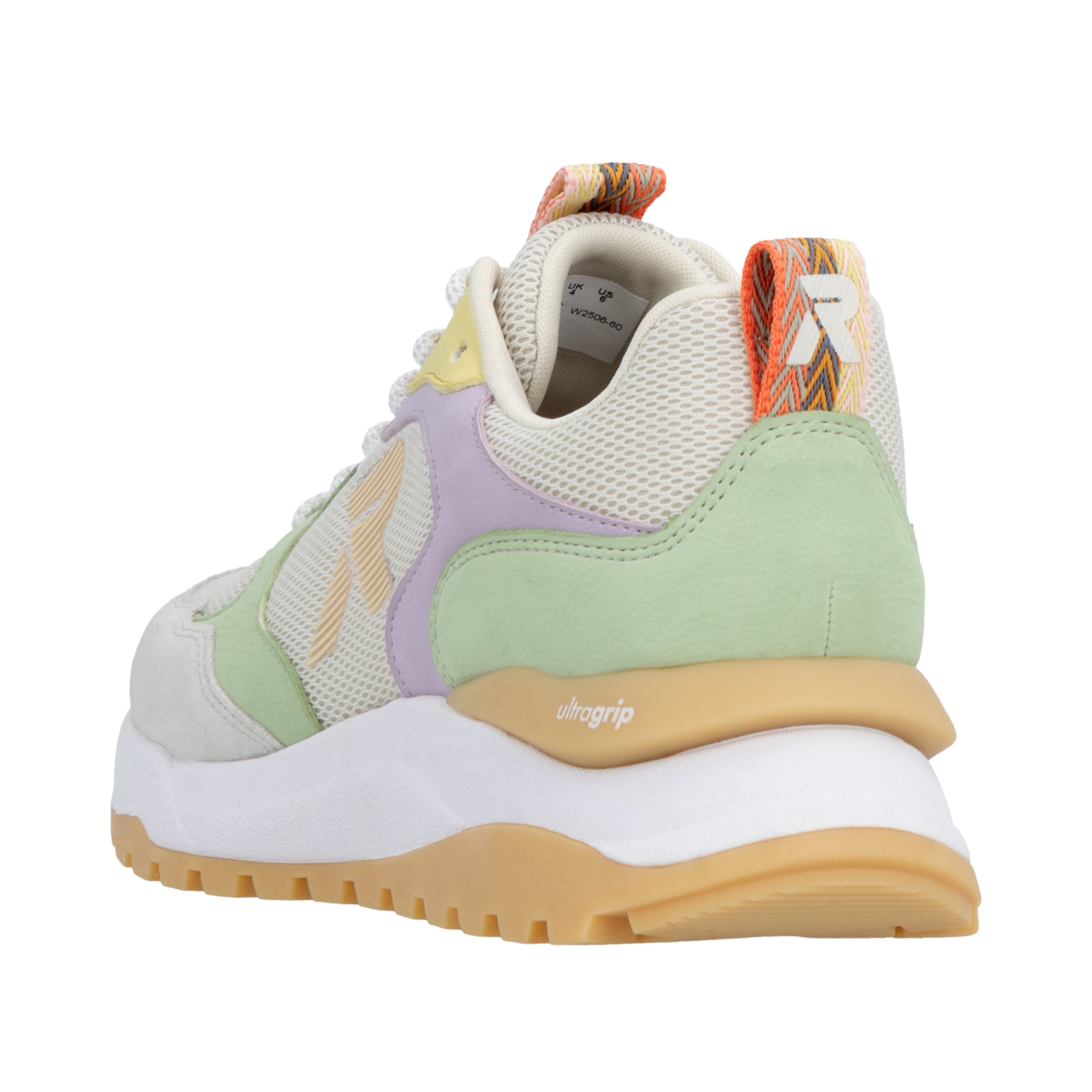 RIEKER Sport Keilsneaker  Schnürschuh, Freizeitsneaker, Halbschuh mit gepolstertem Schaftrand