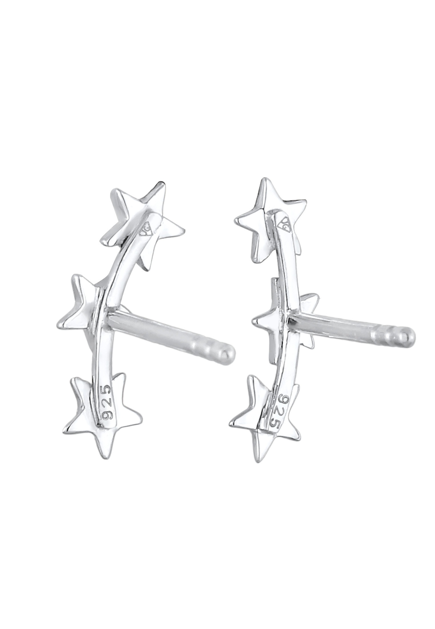 Elli Paar Ohrstecker »Ohrringe Ohrstecker Stern 925 Sterling Silber«