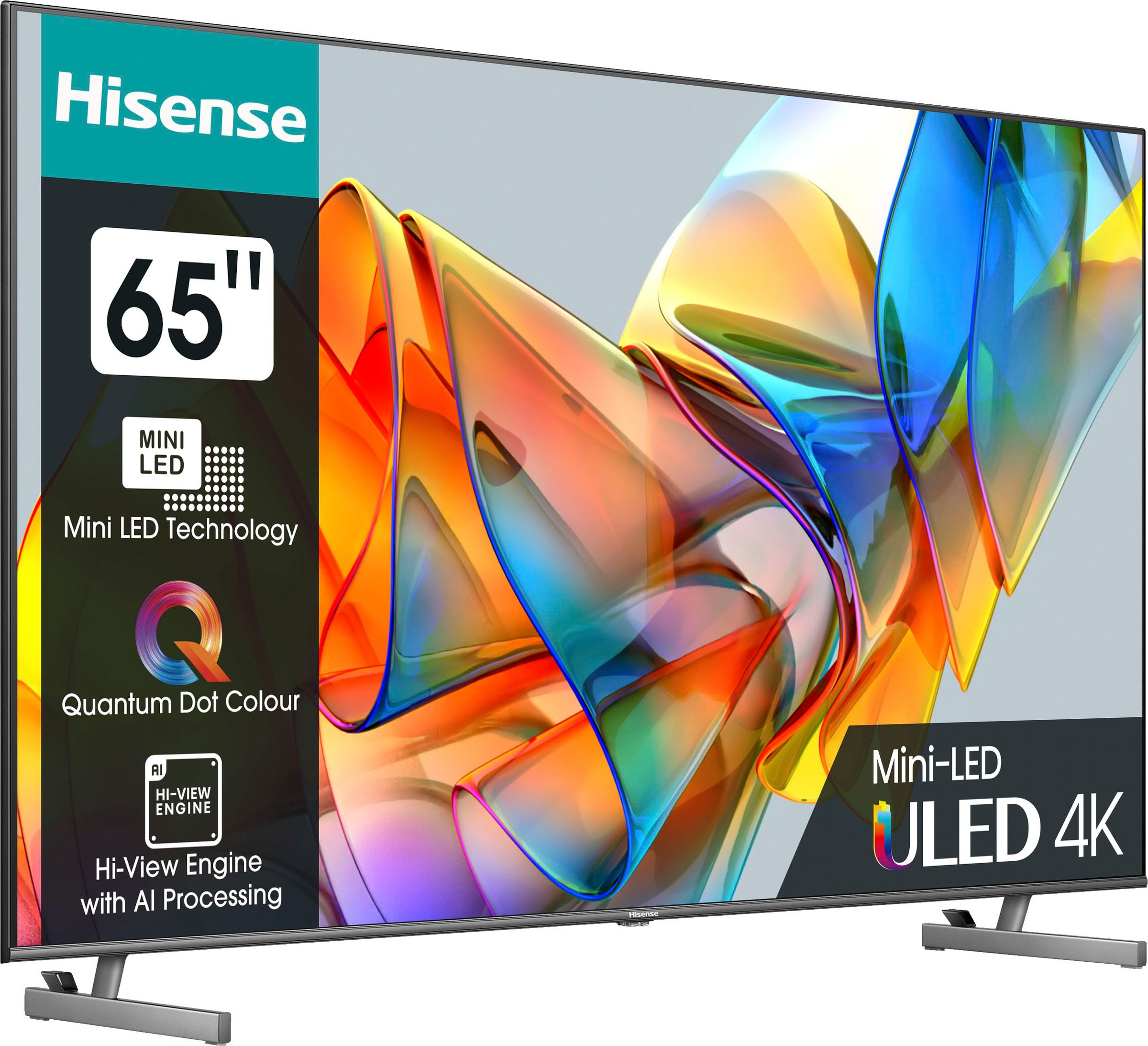 Hisense Mini-LED-Fernseher »65U6KQ«, 4K Ultra HD, Smart-TV