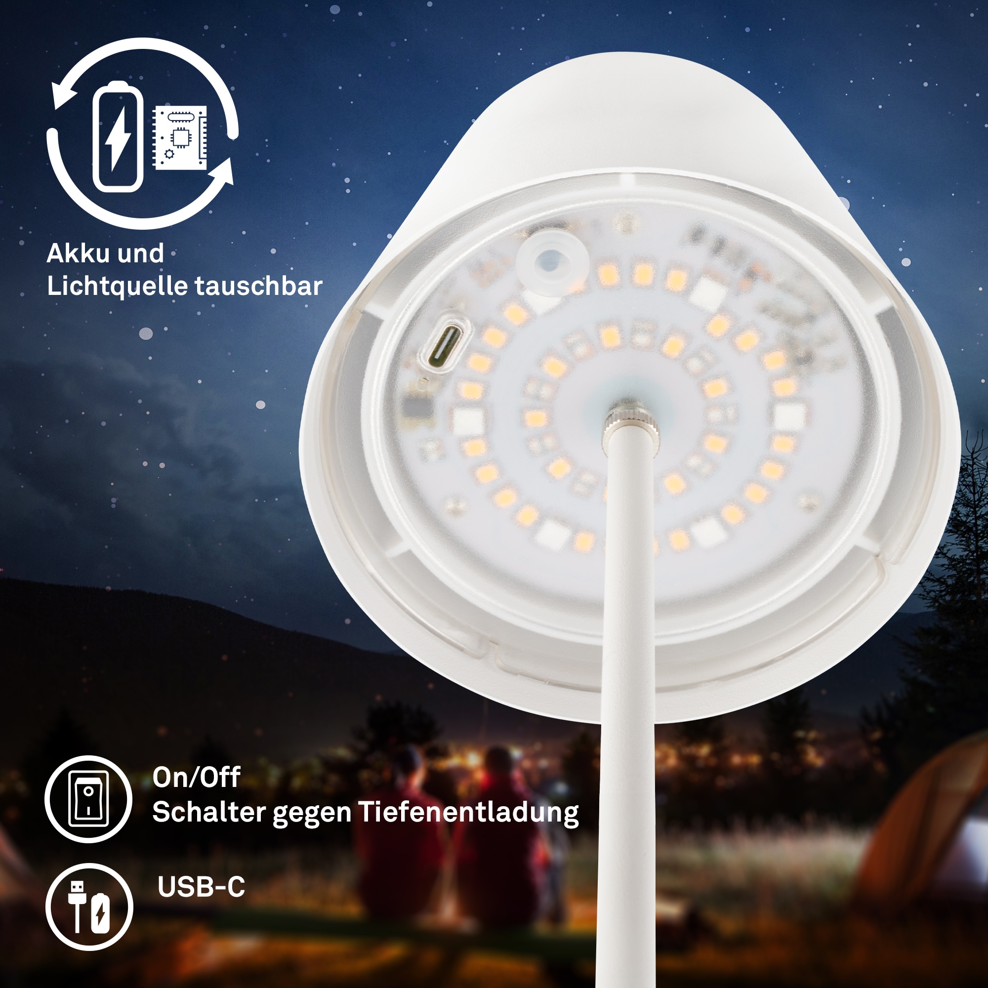 Briloner Leuchten LED Tischleuchte »CALIDA«