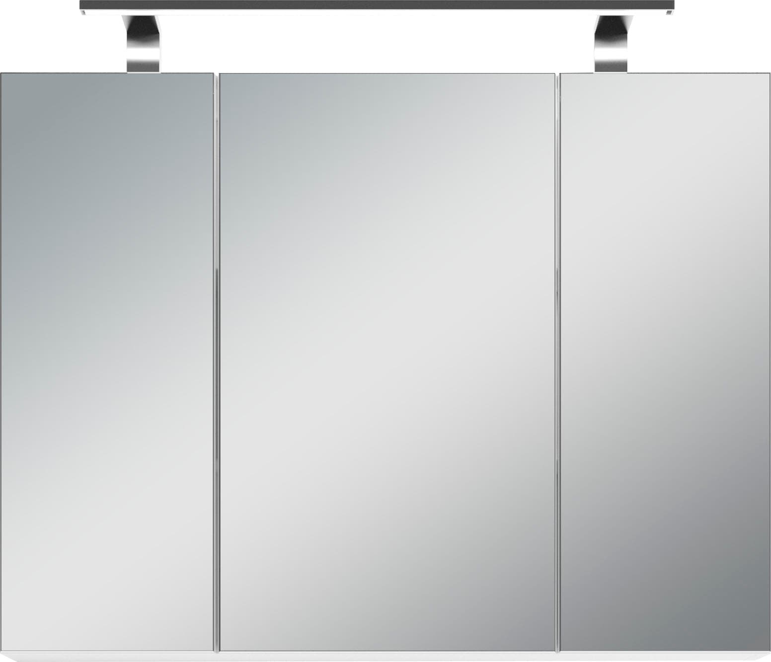 Homexperts Spiegelschrank »Salsa«, Breite 80 cm, mit LED-Beleuchtung & Schalter-/Steckdosenbox