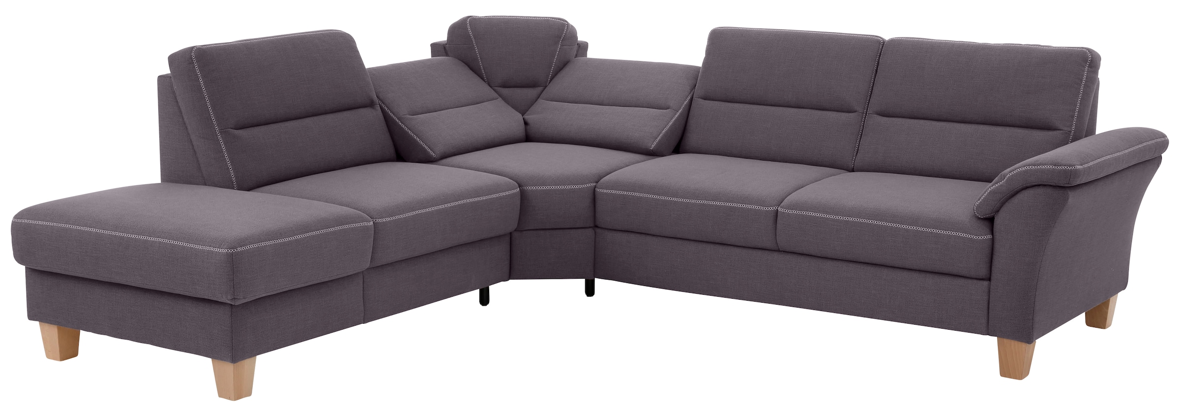Home affaire Ecksofa »Soleo L-Form«, komfortabel durch Trapezecke mit Relaxfunktion, auch mit Bettfunktion