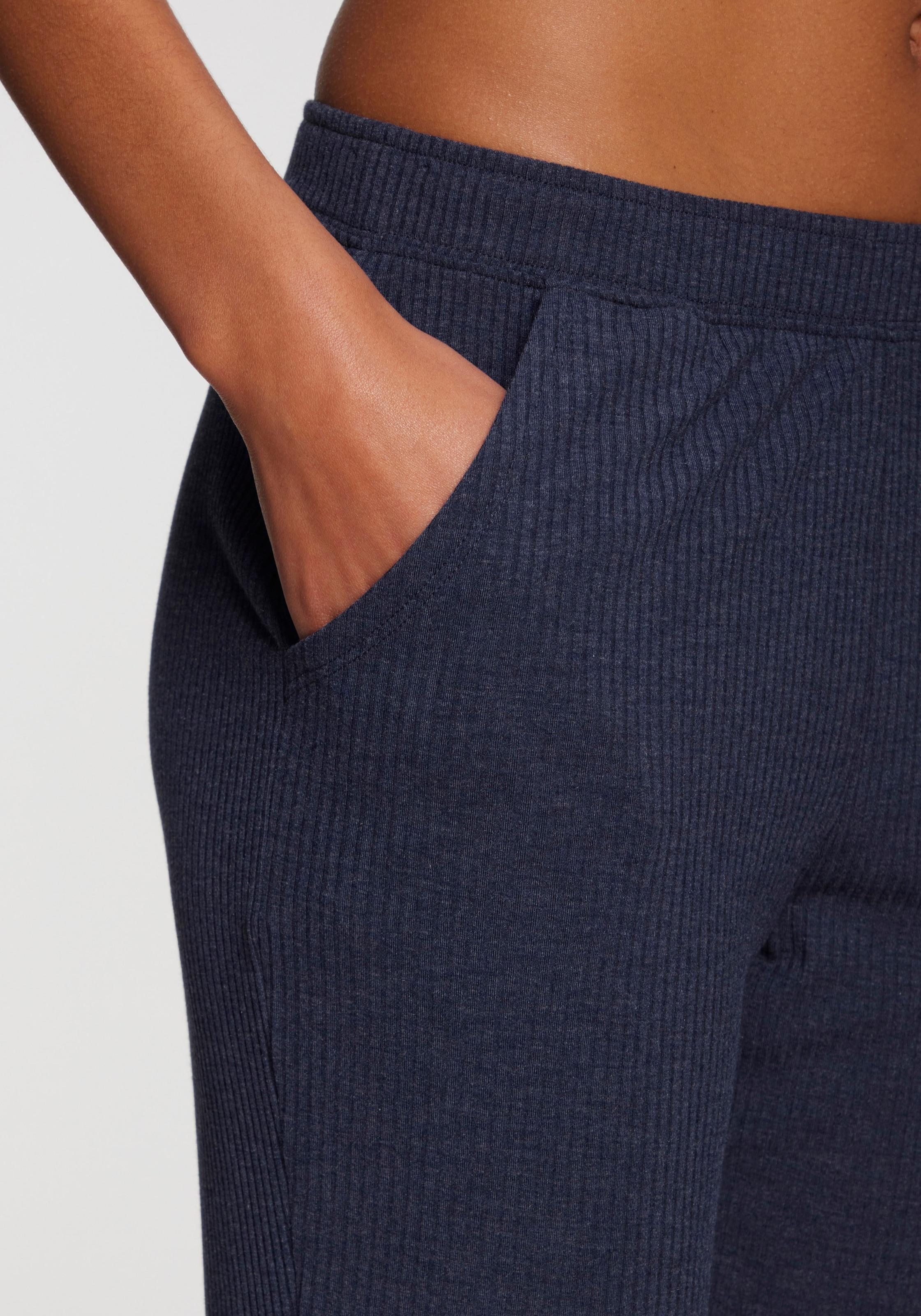 s.Oliver Pyjamahose  aus weicher Rippqualität