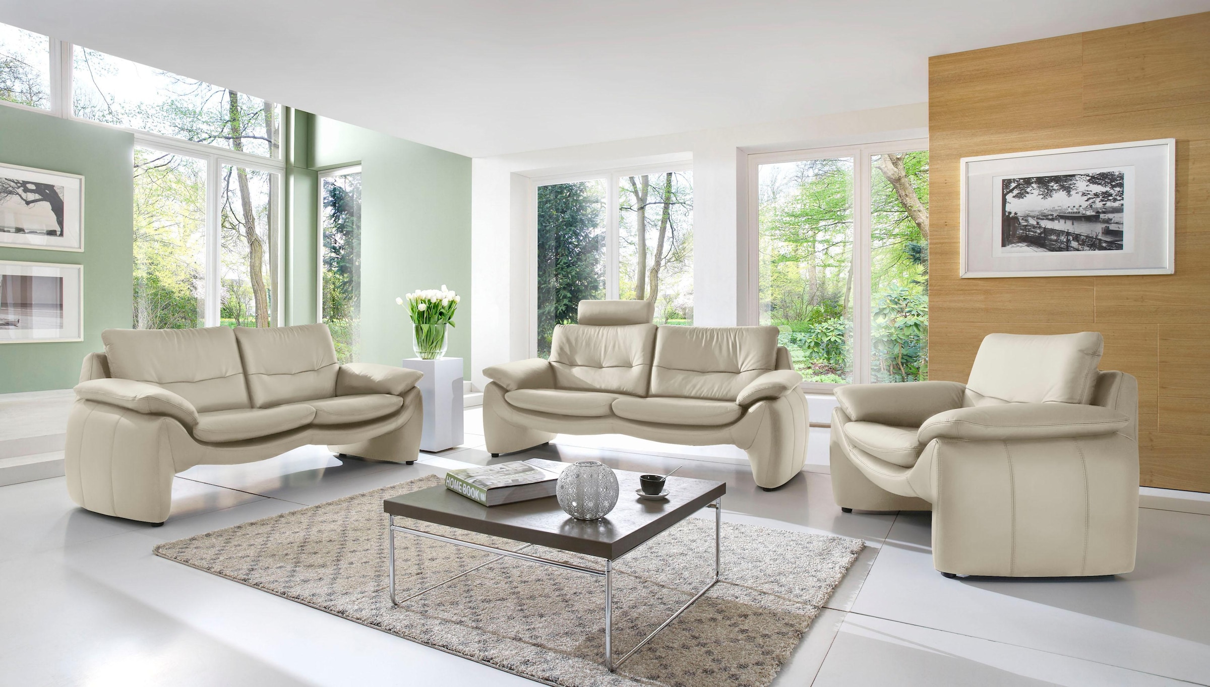 PLACES OF STYLE 2-Sitzer »Luna«, in einzigartiger Optik