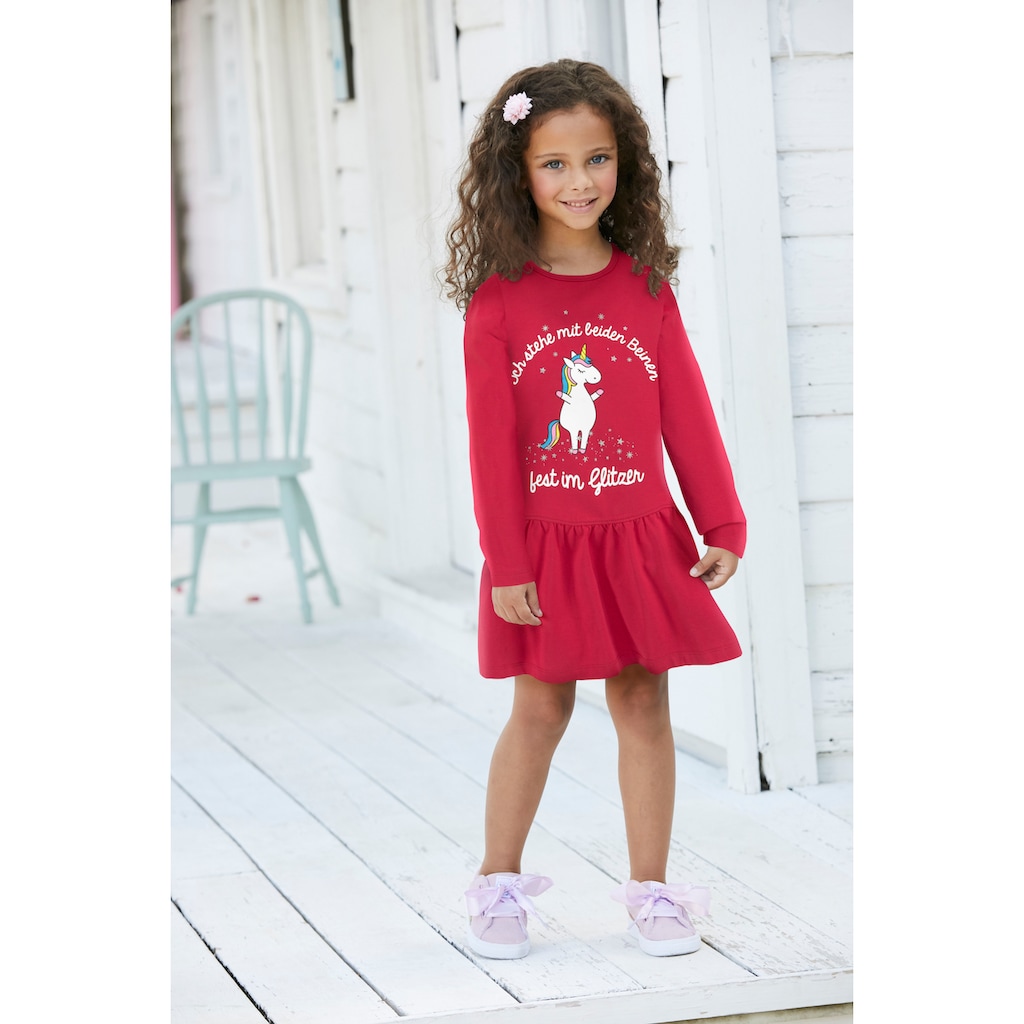 KIDSWORLD Jerseykleid »Einhorn«