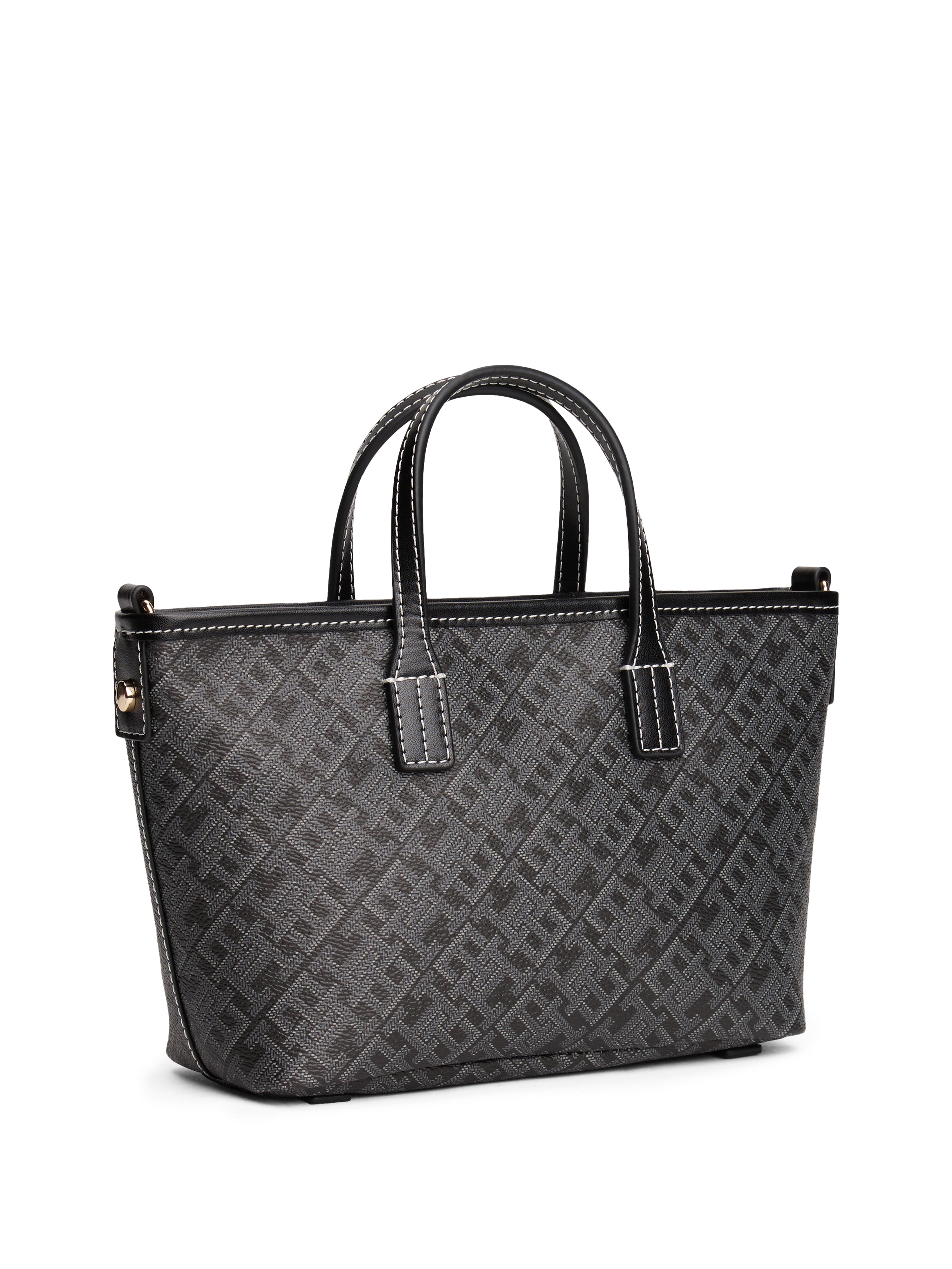 Tommy Hilfiger Tragetasche »TH MONOPLAY LE NANO TOTE« , Damen Umhängetasche, Schultertasche mit TH-Monodrucken