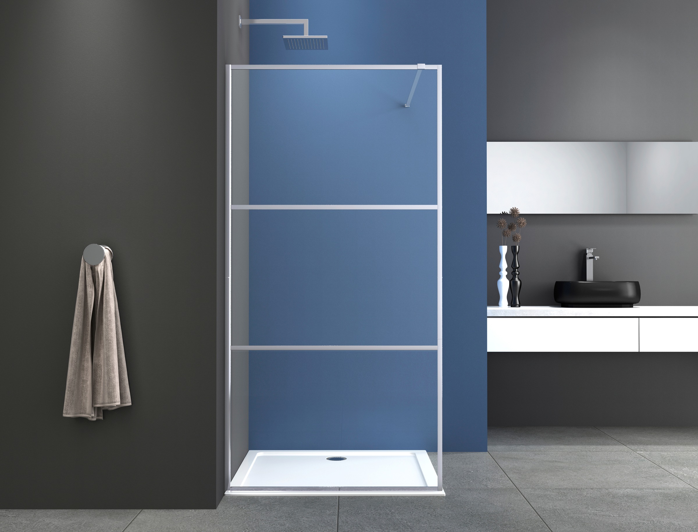 Sanotechnik Walk-in-Dusche »AC115C«