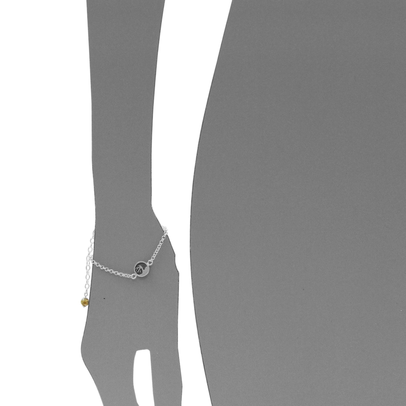 OSTSEE-SCHMUCK Armband »- Windflüchter 10 mm - Silber 925/000 -,«