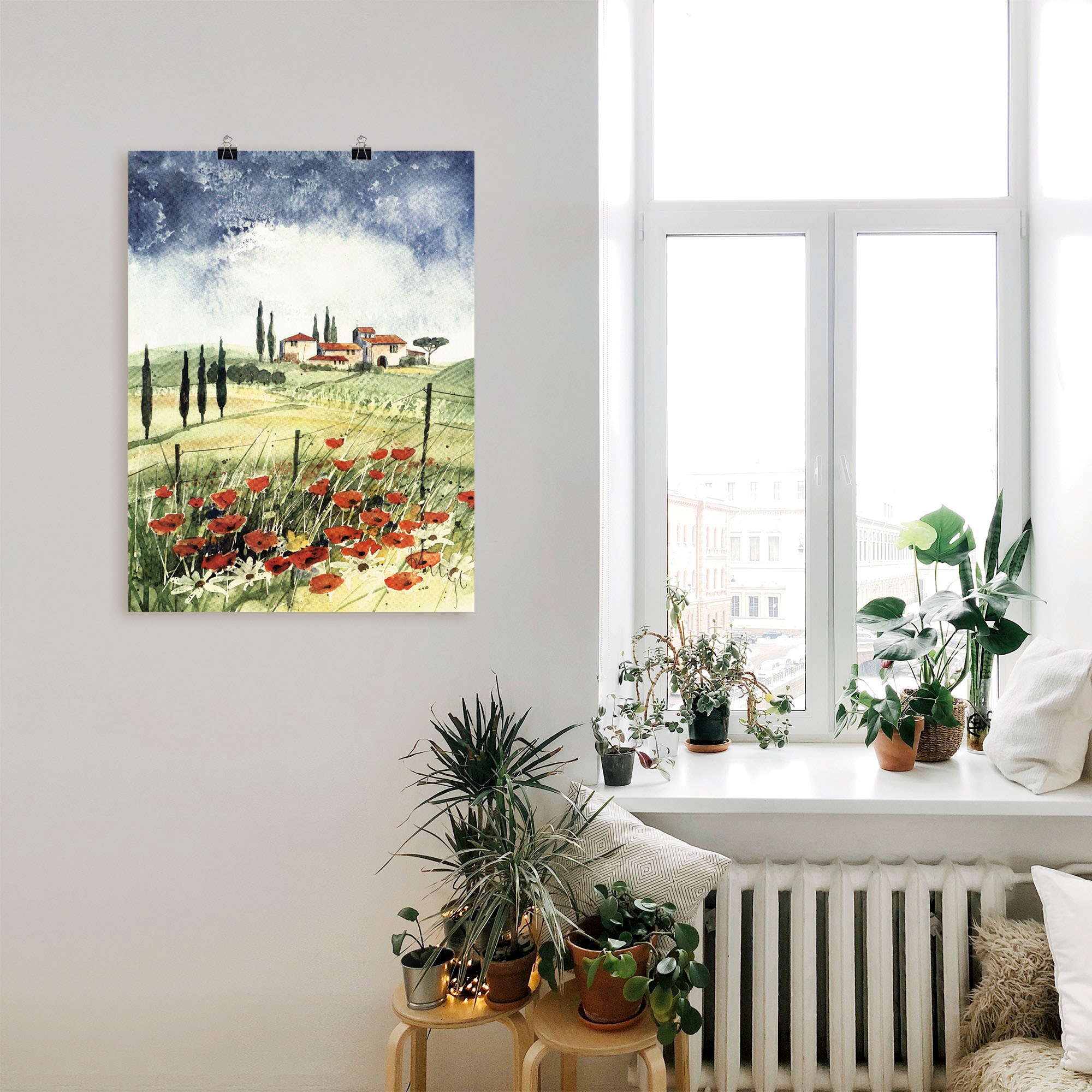 Artland Wandbild »Toskana III«, Europa, (1 St.), als Leinwandbild, Poster in verschied. Größen