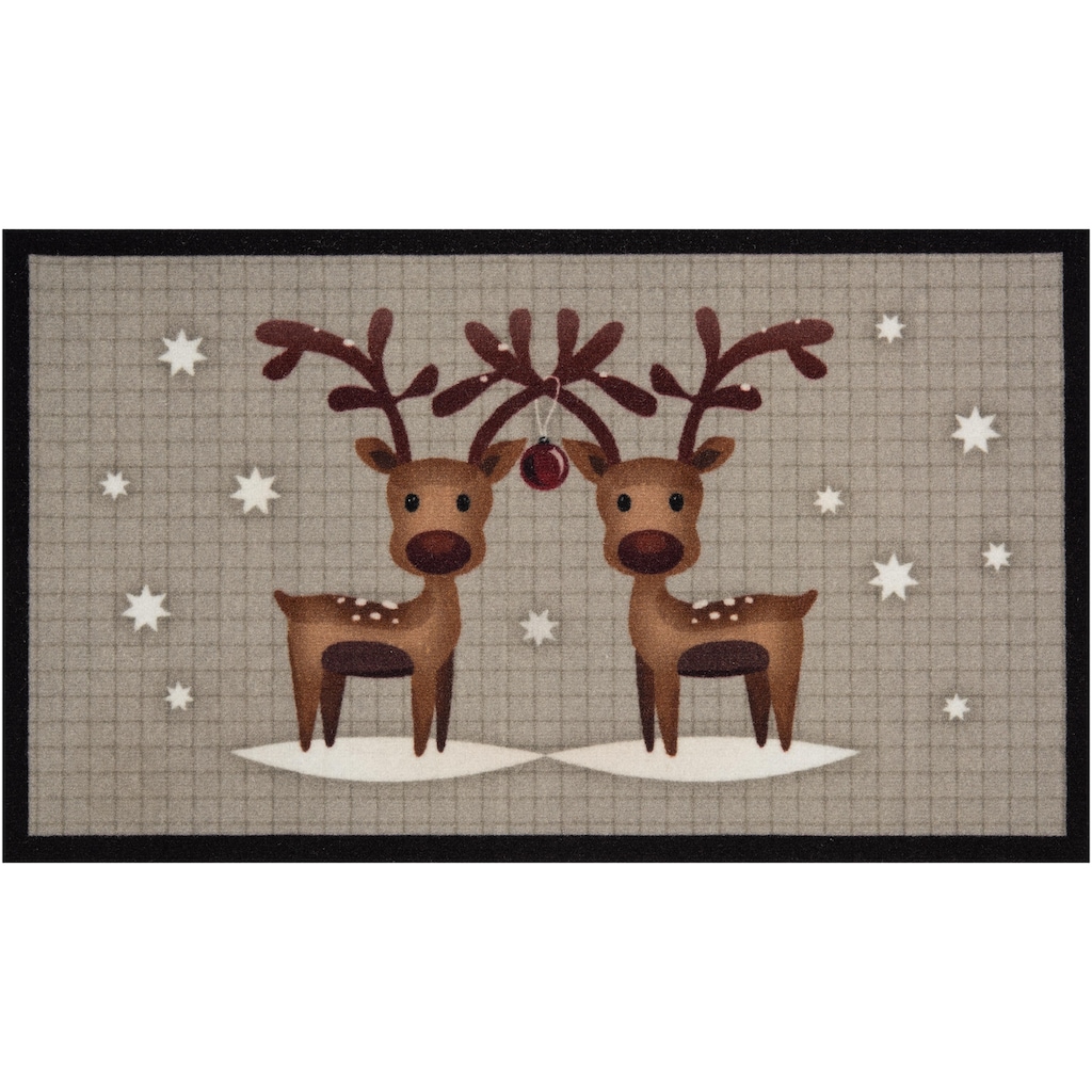 HANSE Home Fußmatte »Two Reindeers«, rechteckig