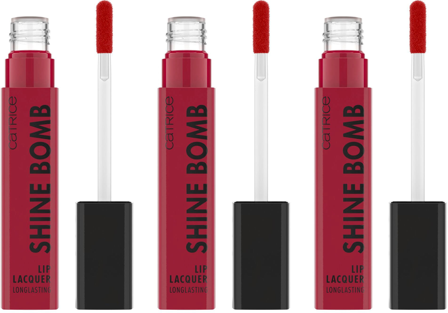 Catrice Lippenstift »Shine Bomb Lip Lacquer«, (Set, 3 tlg.)